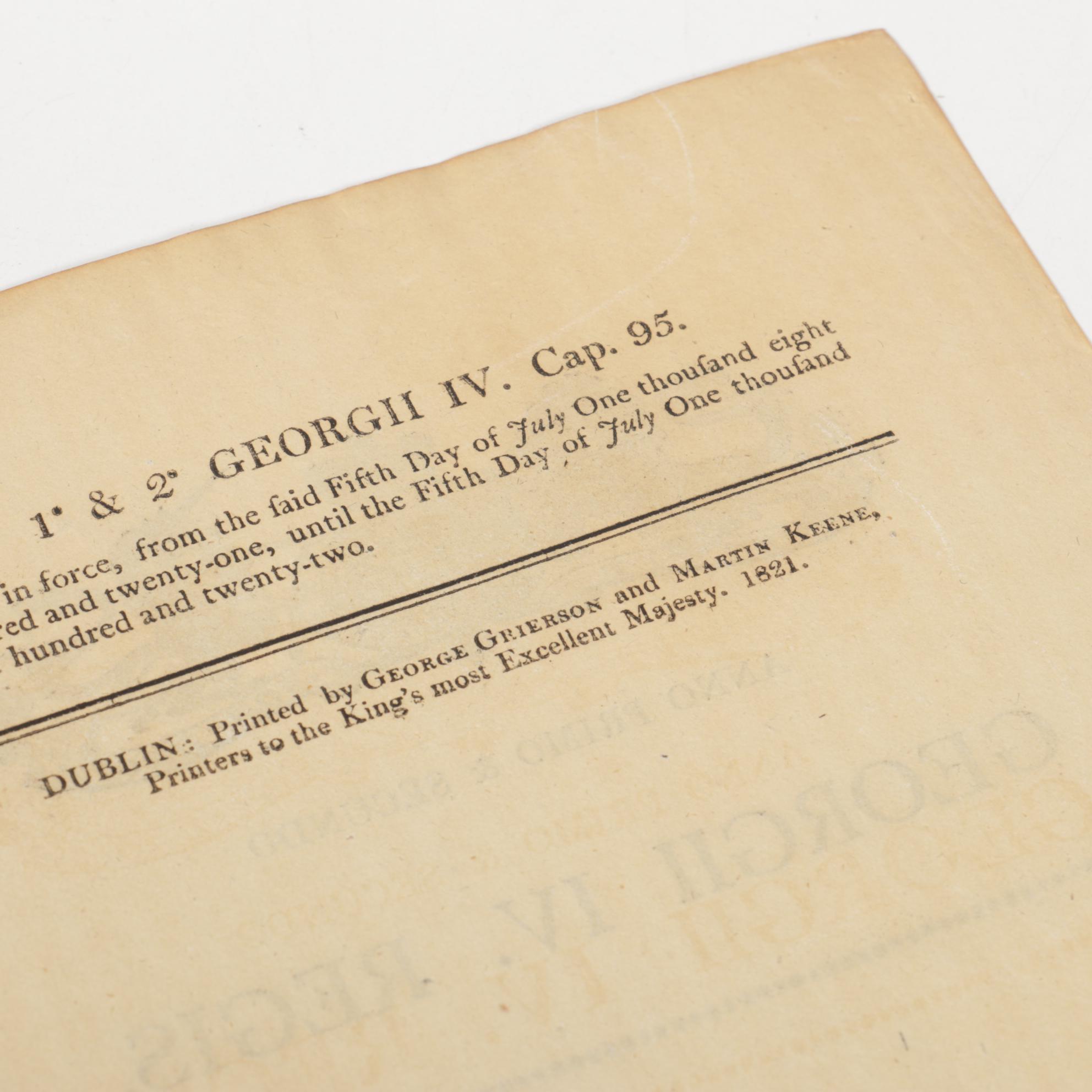 U.K. Political Pamphlets, Newspapers, and Acts of Parliment, 17th - 19th Century