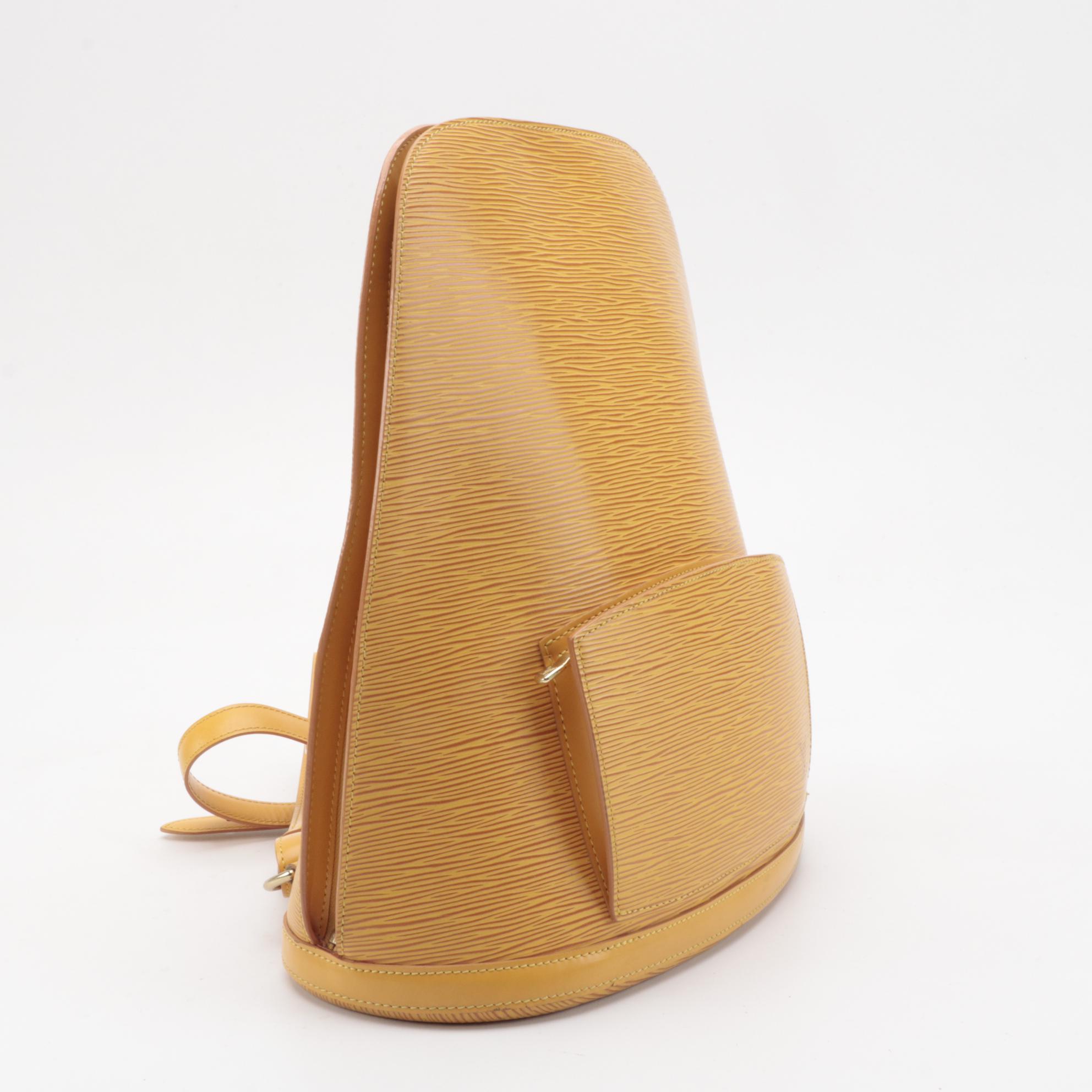 Louis Vuitton Gobelins Backpack in Tassil Yellow Epi Leather