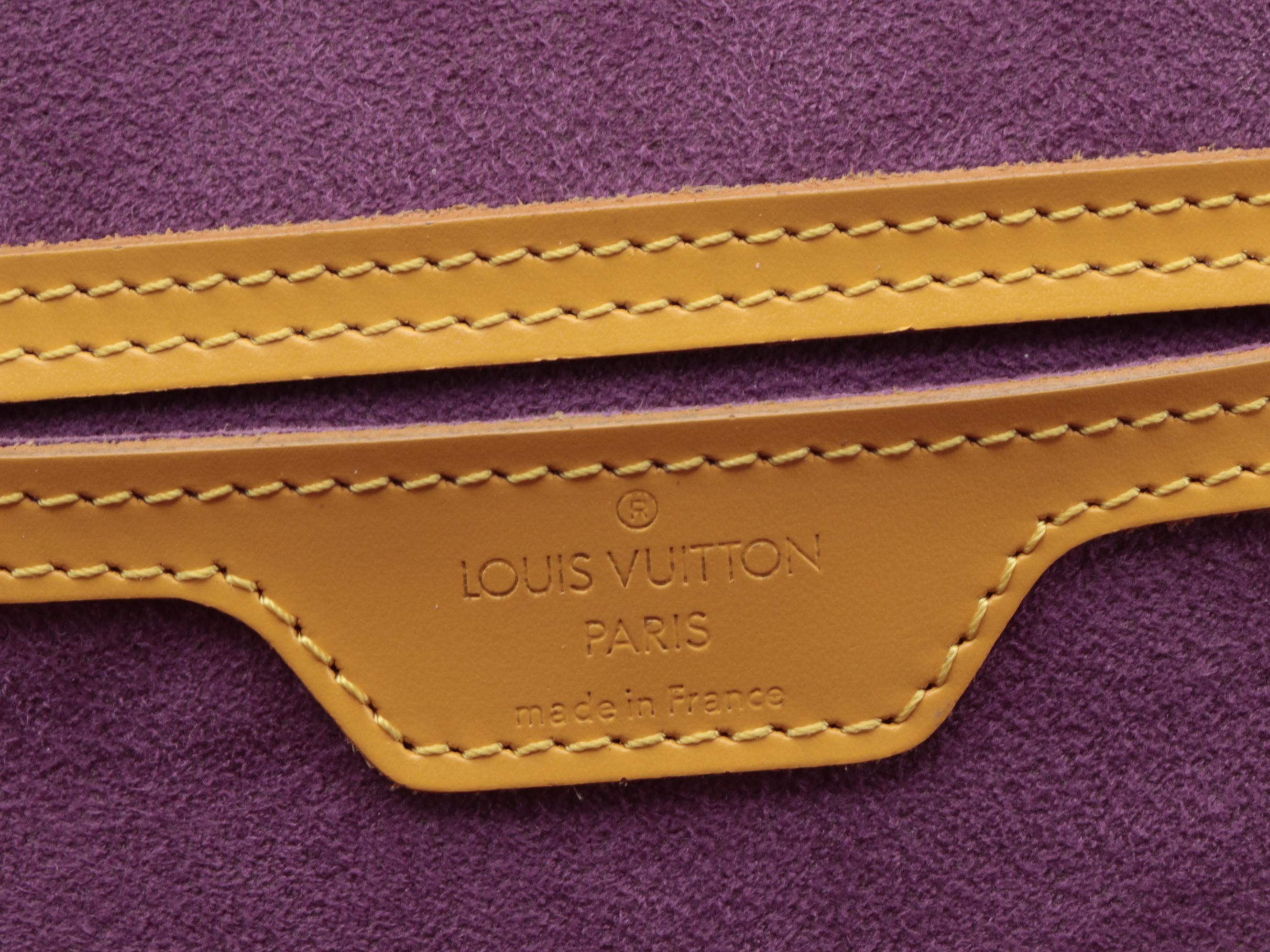 Louis Vuitton Gobelins Backpack in Tassil Yellow Epi Leather