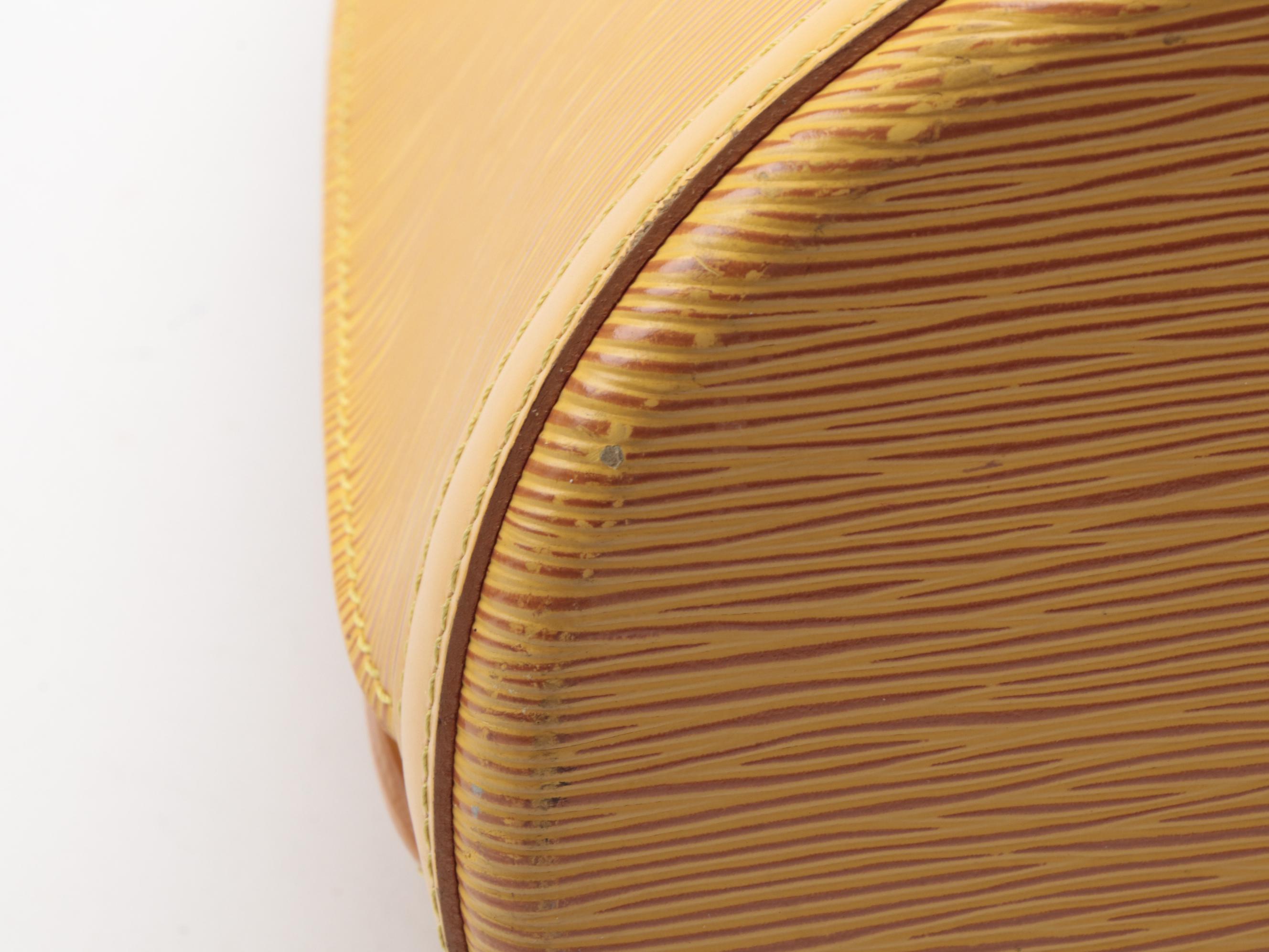 Louis Vuitton Gobelins Backpack in Tassil Yellow Epi Leather