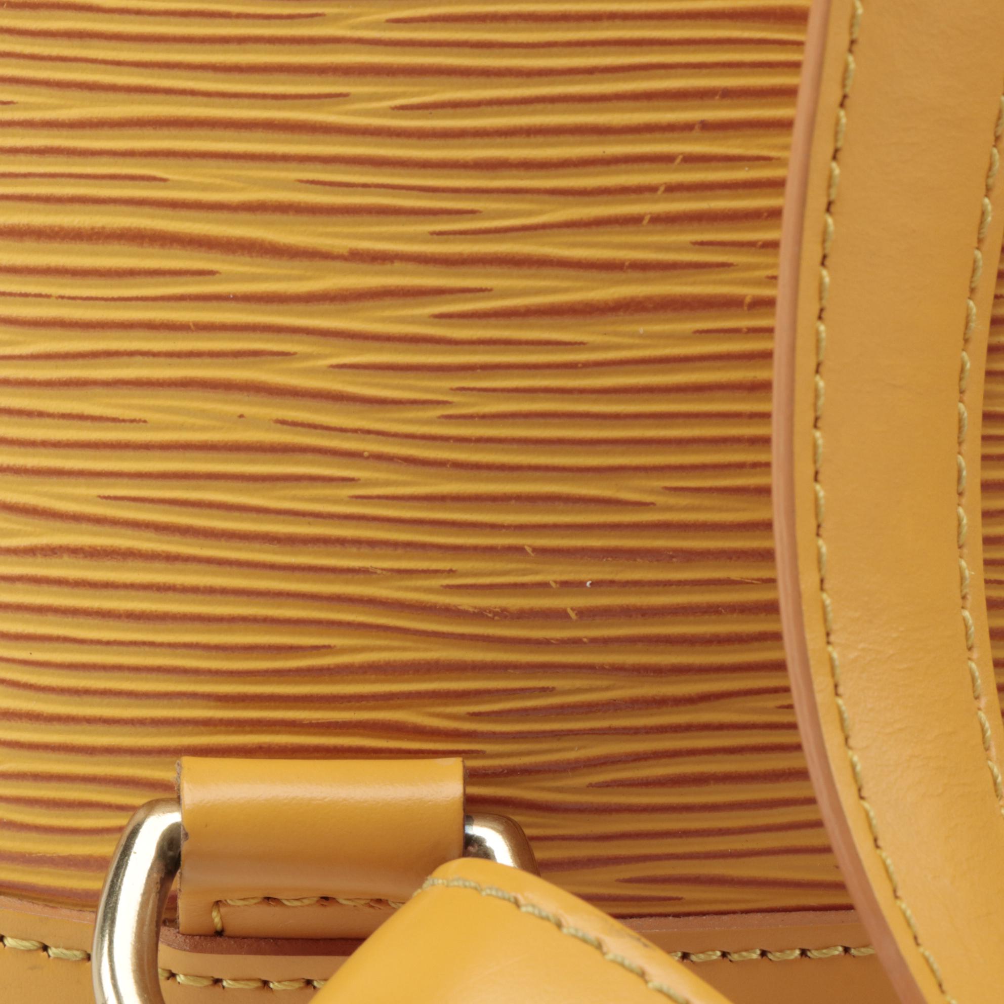 Louis Vuitton Gobelins Backpack in Tassil Yellow Epi Leather