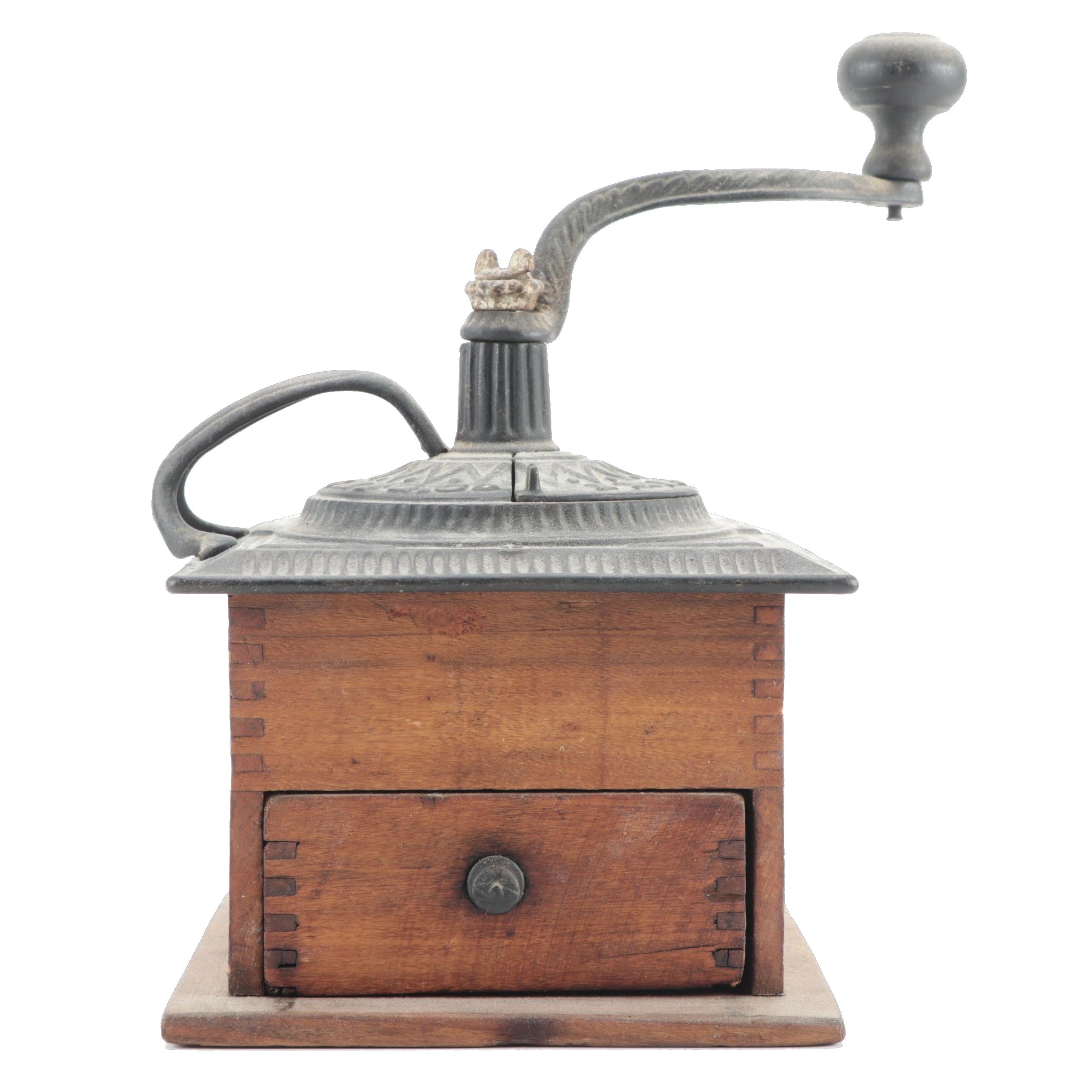 Imperial Arcade Co. Cast Iron and Wood Coffee Grinder, Late 19th/Early 20th C.