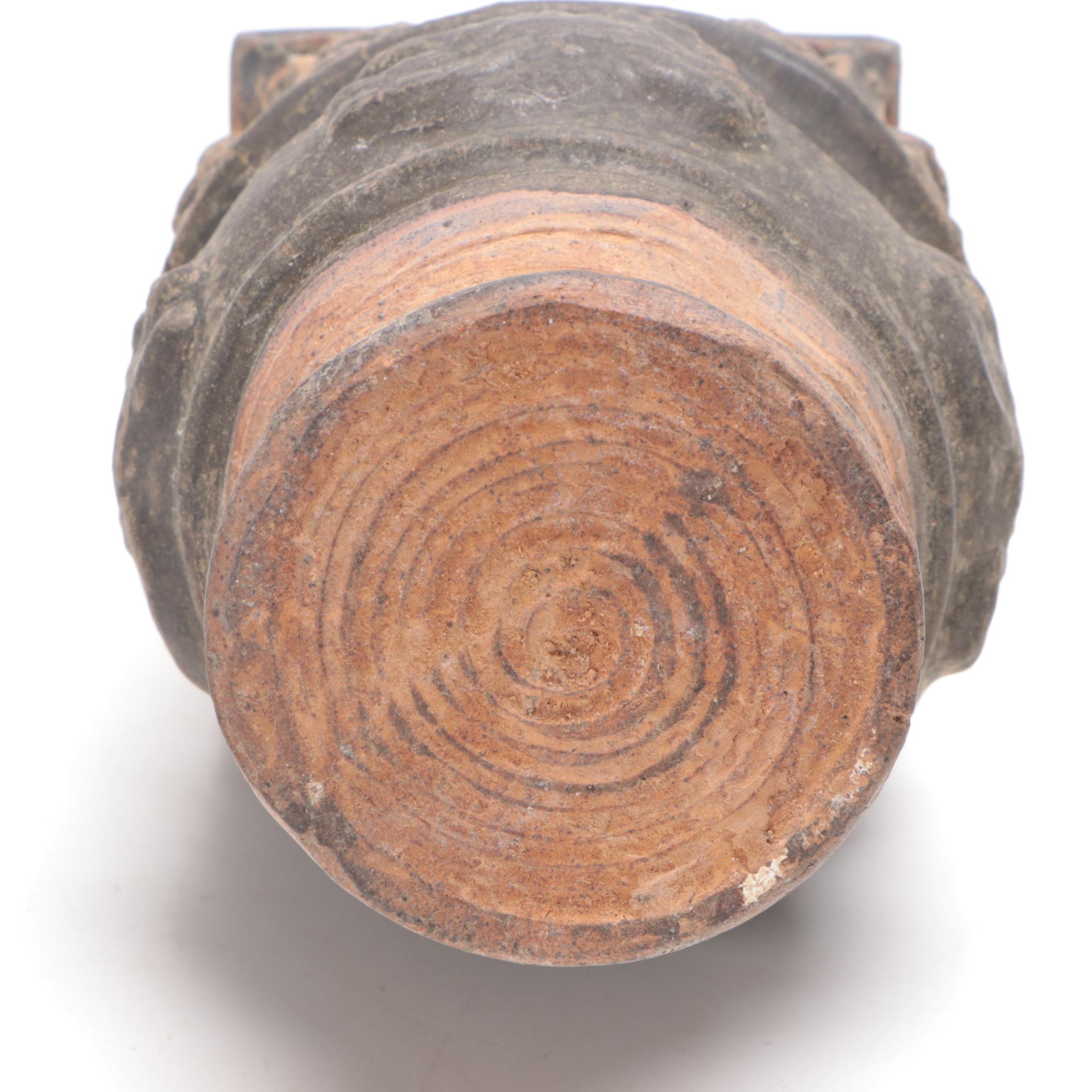 Chinese Jin Dynasty Style Hunping Earthenware Funerary Urn