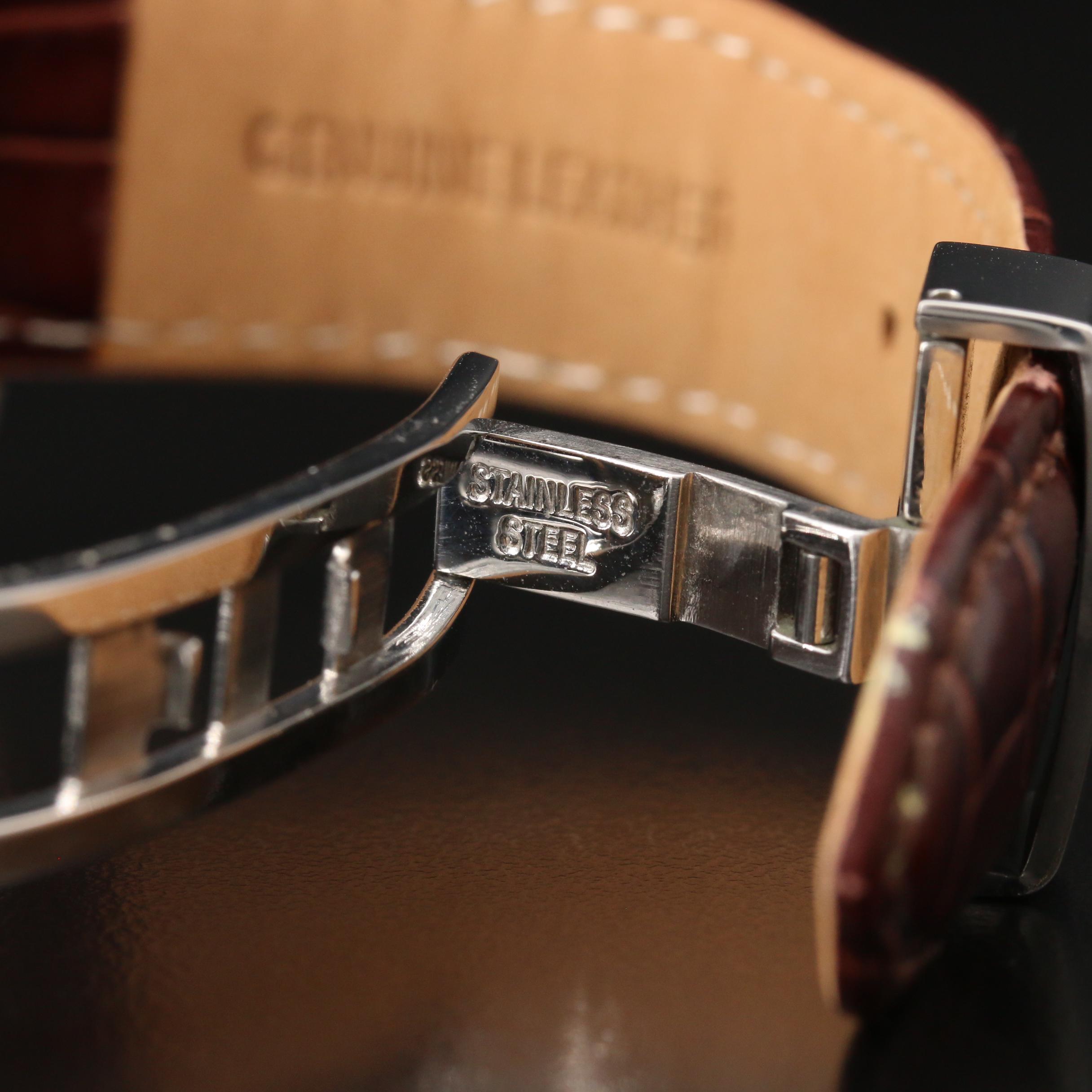 Maurice Blum "Day/Date/Month/Year" Stainless Steel Automatic Watch