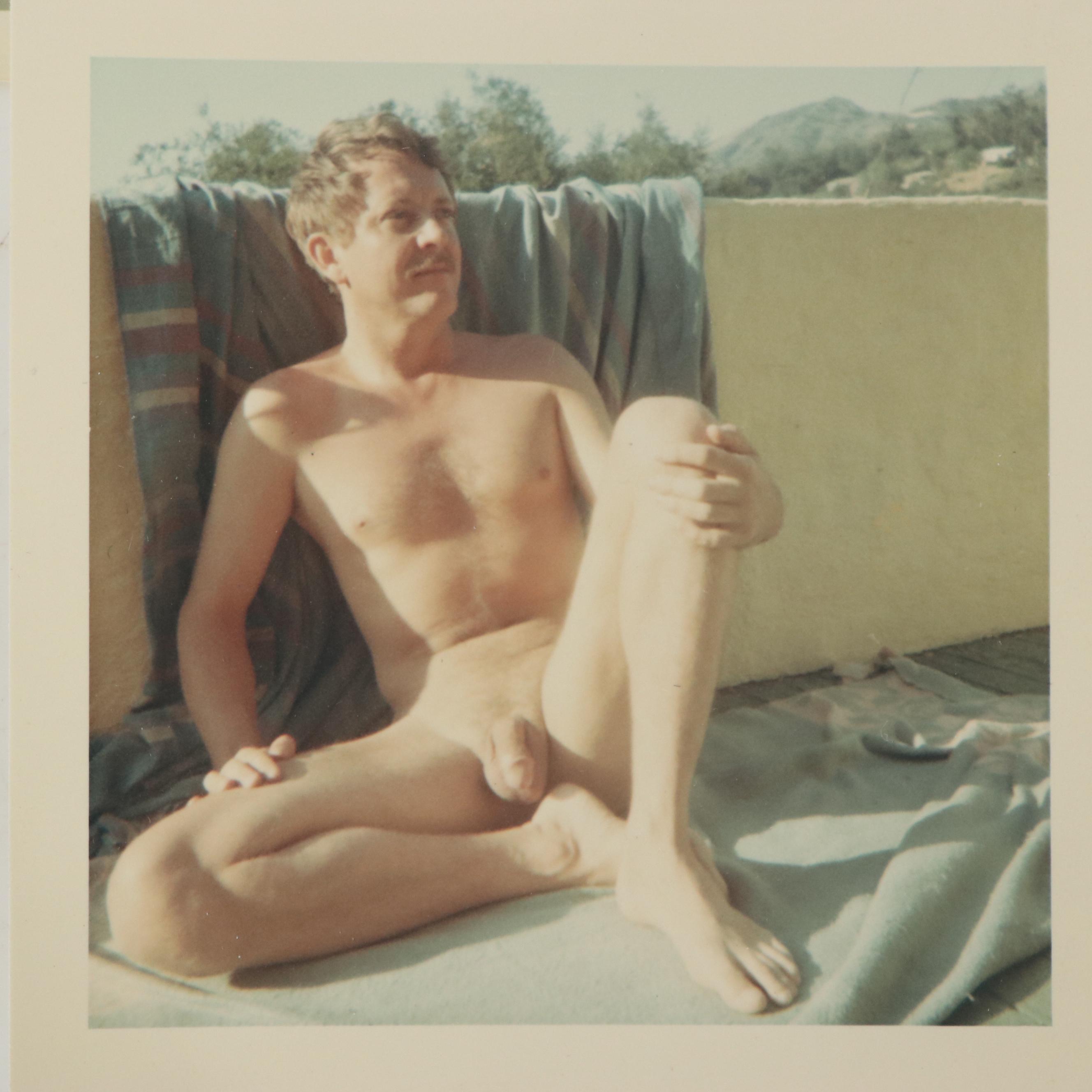 Edgar Hatten Nude Self-Portrait Chromogenic Color Prints, circa 1966