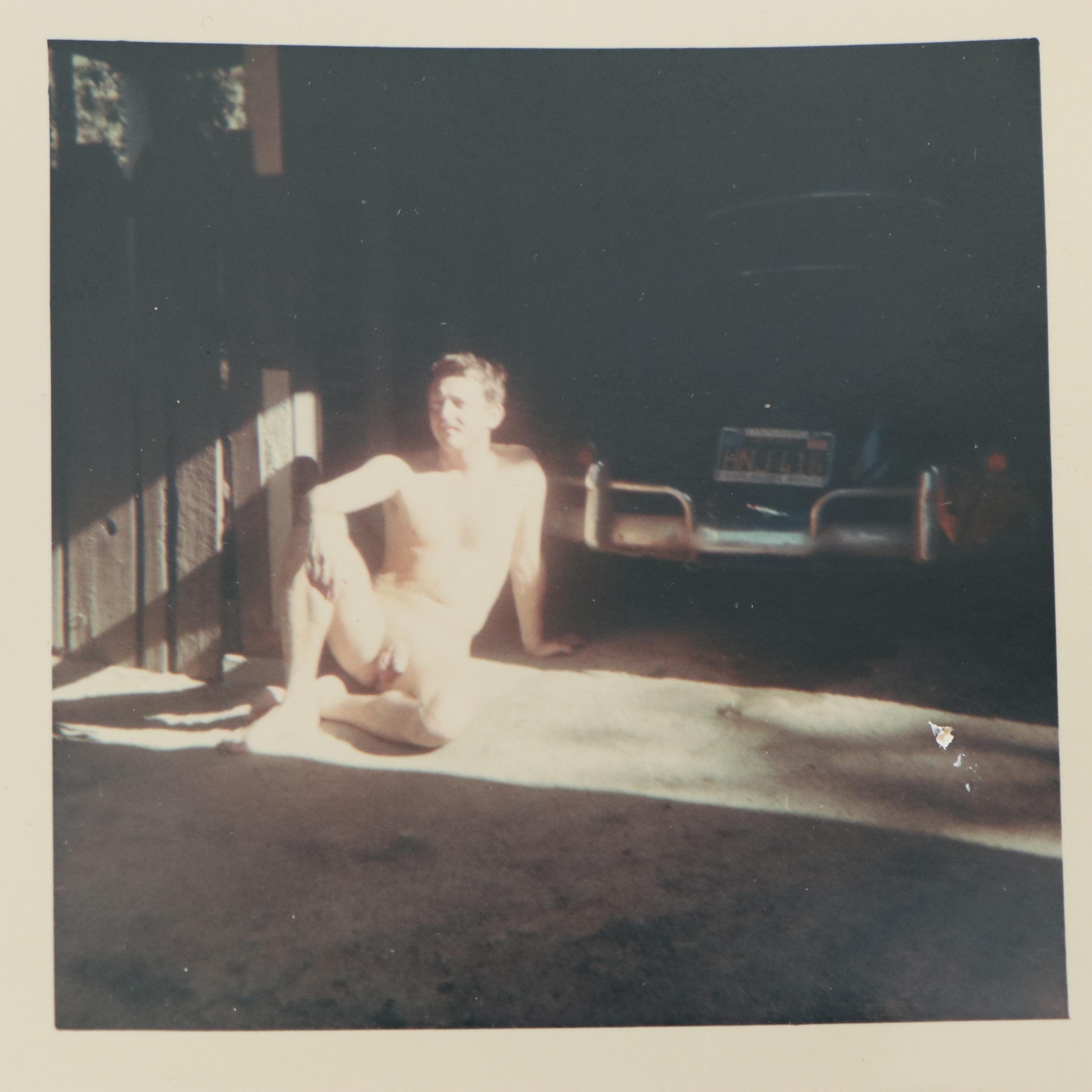 Edgar Hatten Nude Self-Portrait Chromogenic Color Prints, circa 1966