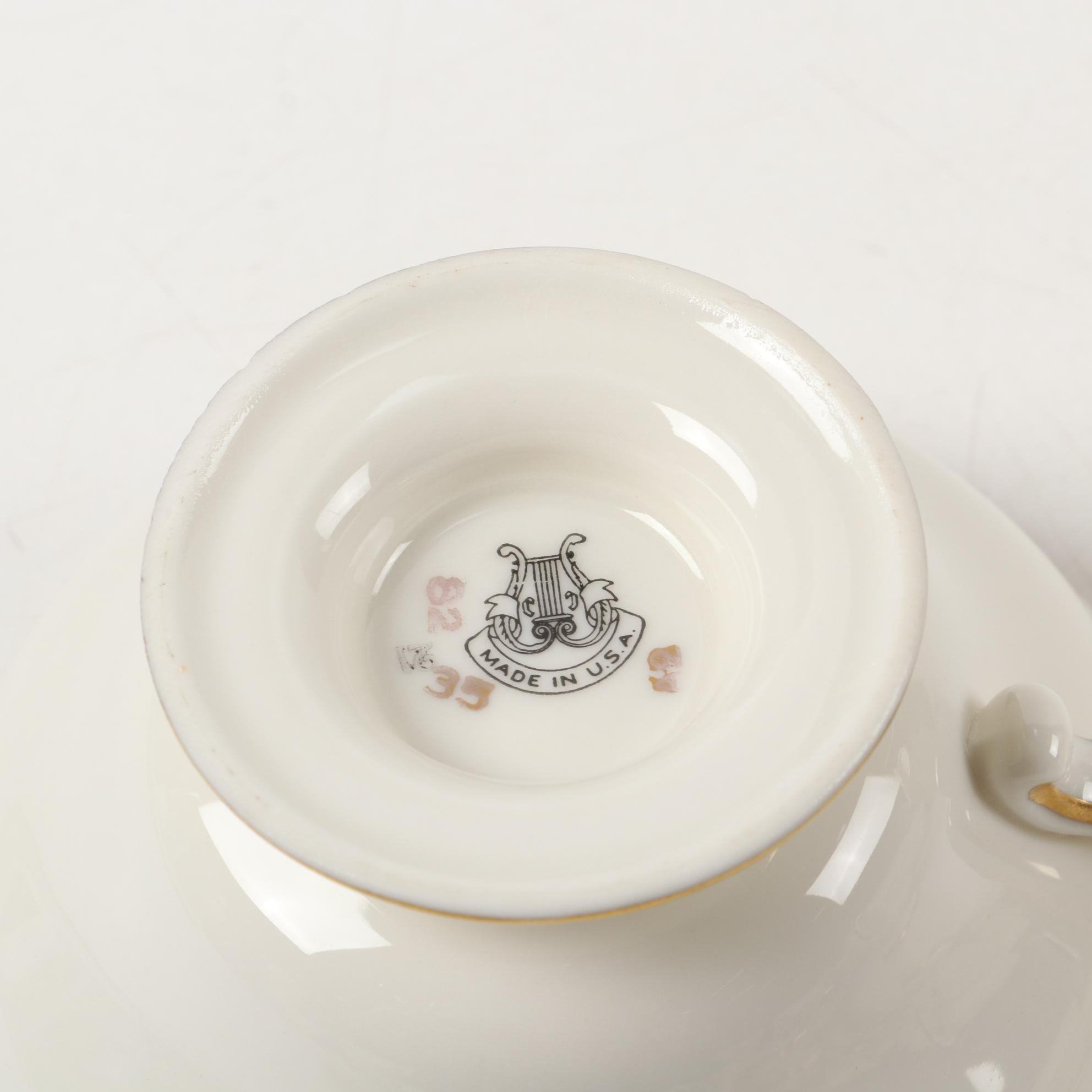 Castleton "Jubilee" Porcelain Dinnerware, 1946–1967