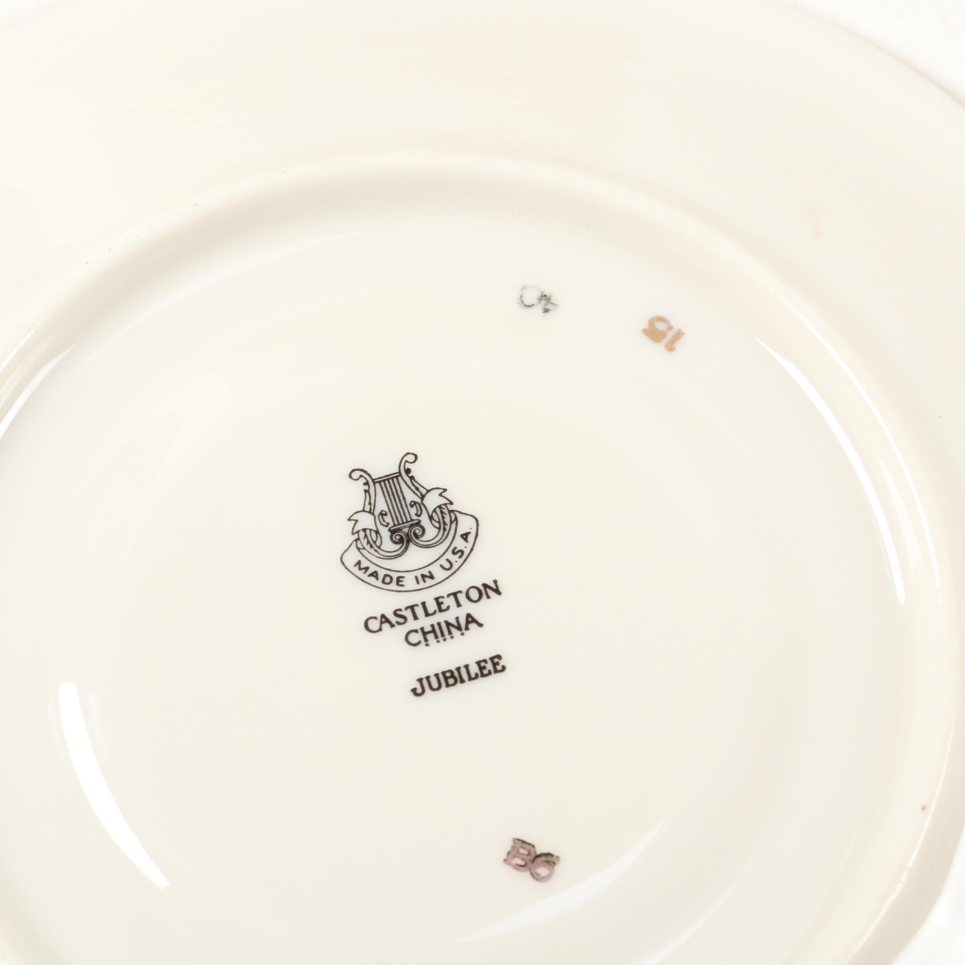 Castleton "Jubilee" Porcelain Dinnerware, 1946–1967