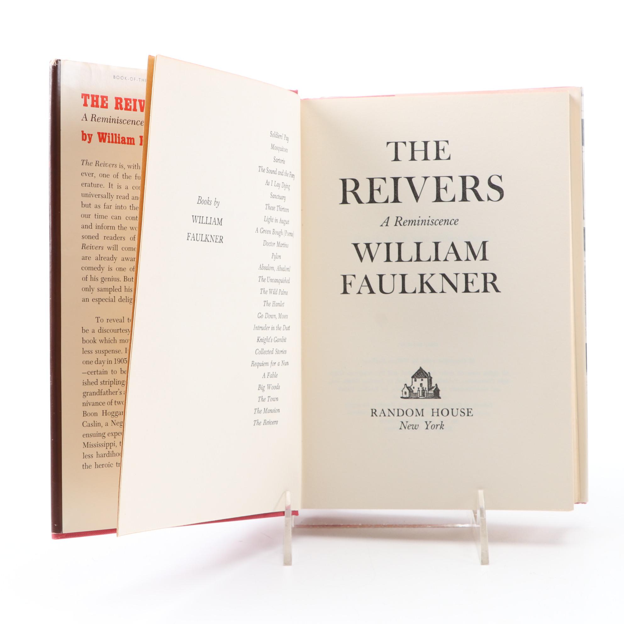 First Edition Novels Including "The Reivers" and "Foucault's Pendulum"