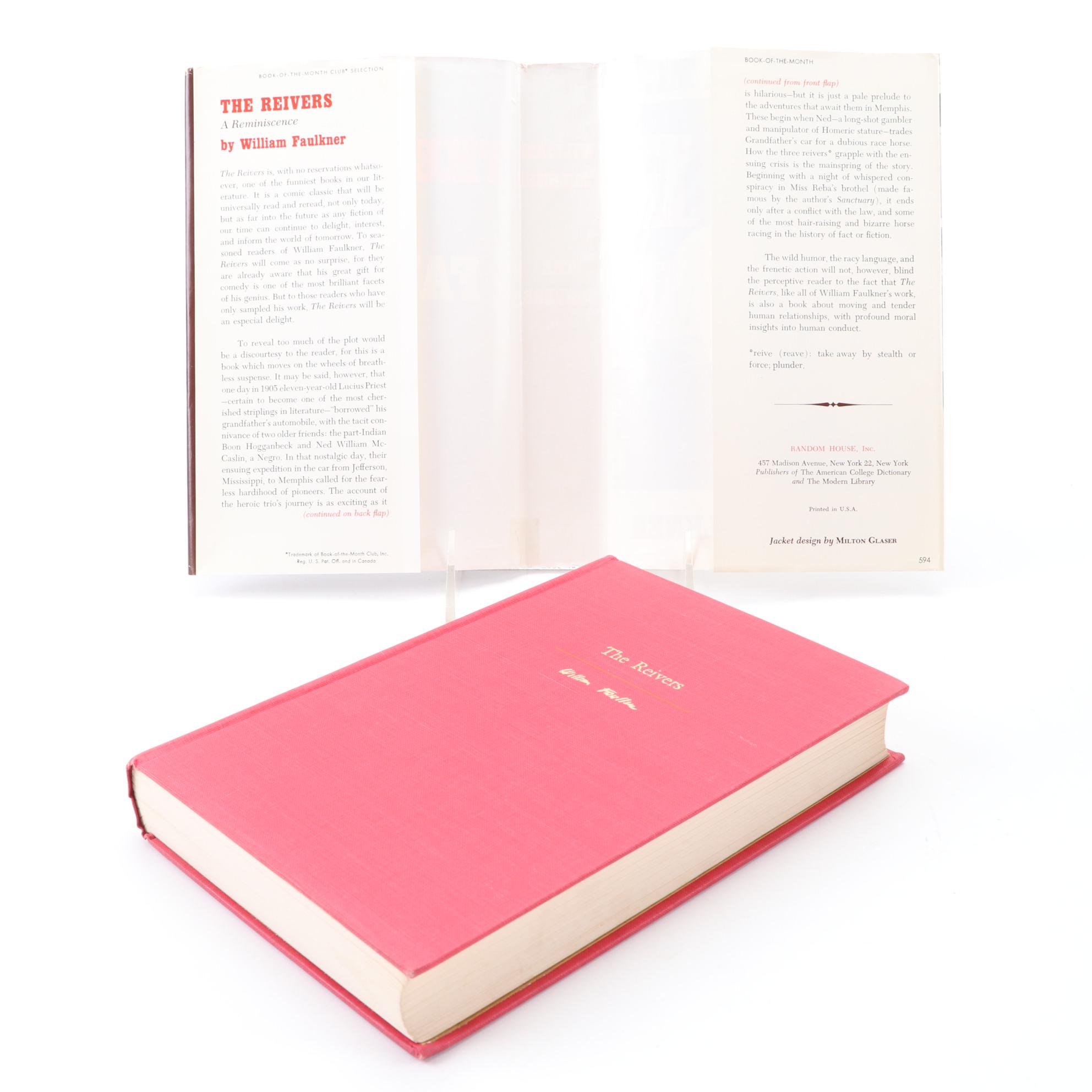 First Edition Novels Including "The Reivers" and "Foucault's Pendulum"