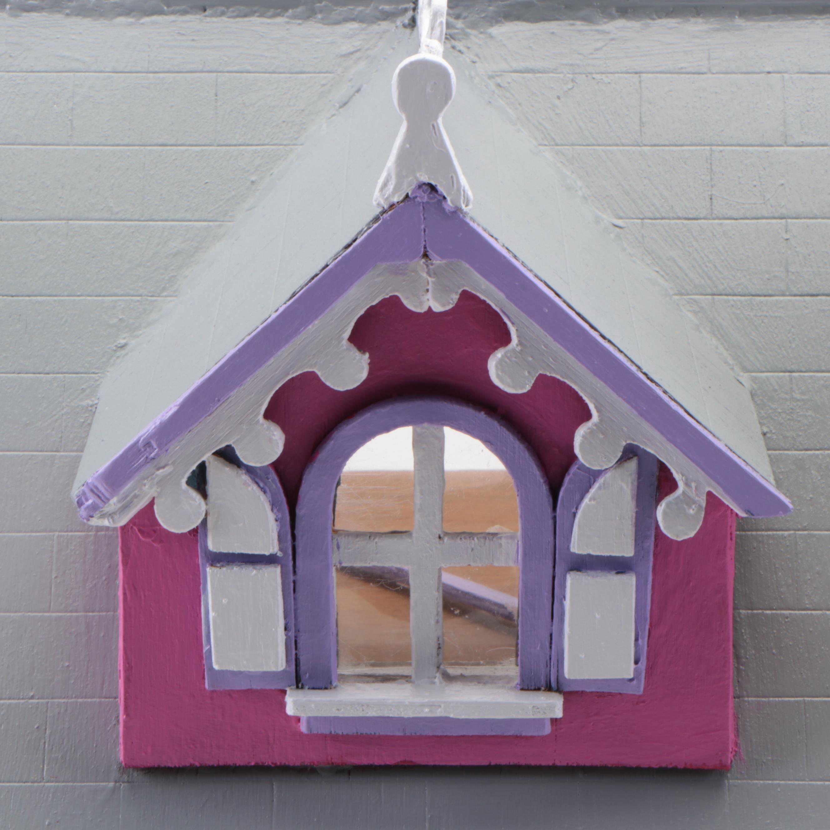 Handmade Victorian Style Wood Dollhouse with Doll Furniture and Accessories