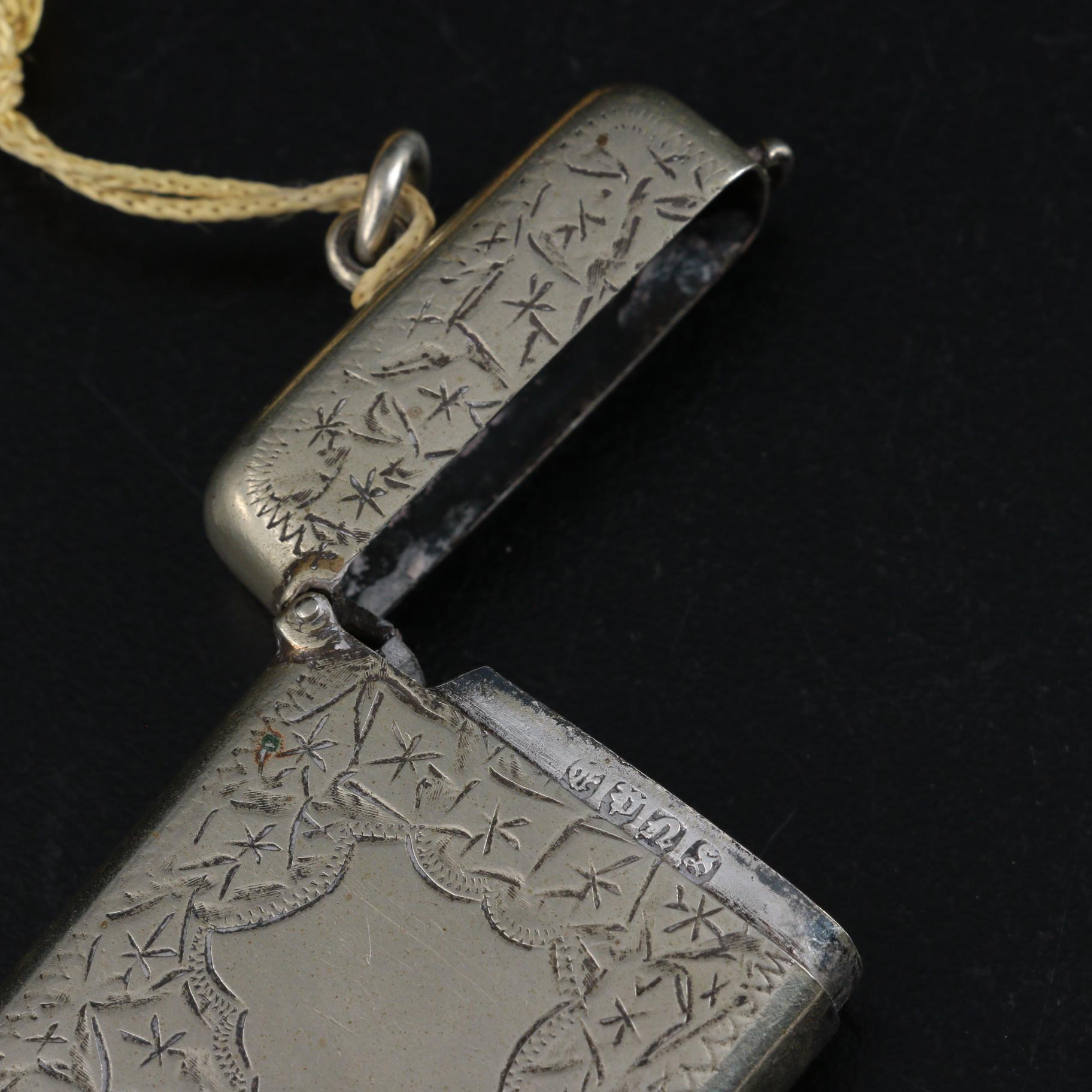 Hans Jensen 833 Silver Cigarette Box with Sterling Needle Holder and More