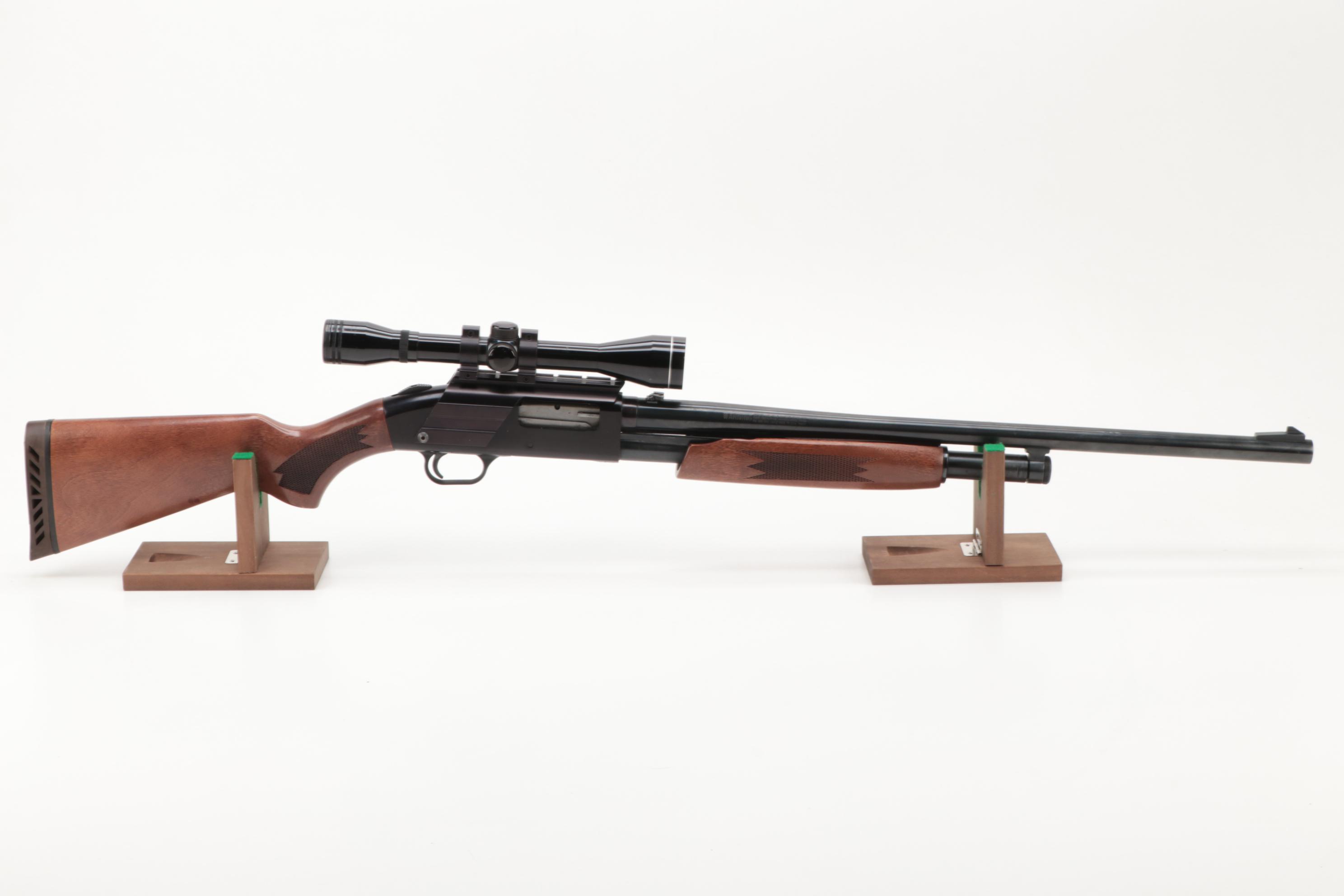 Mossberg Pump Shotgun With Scope and Extra Barrel