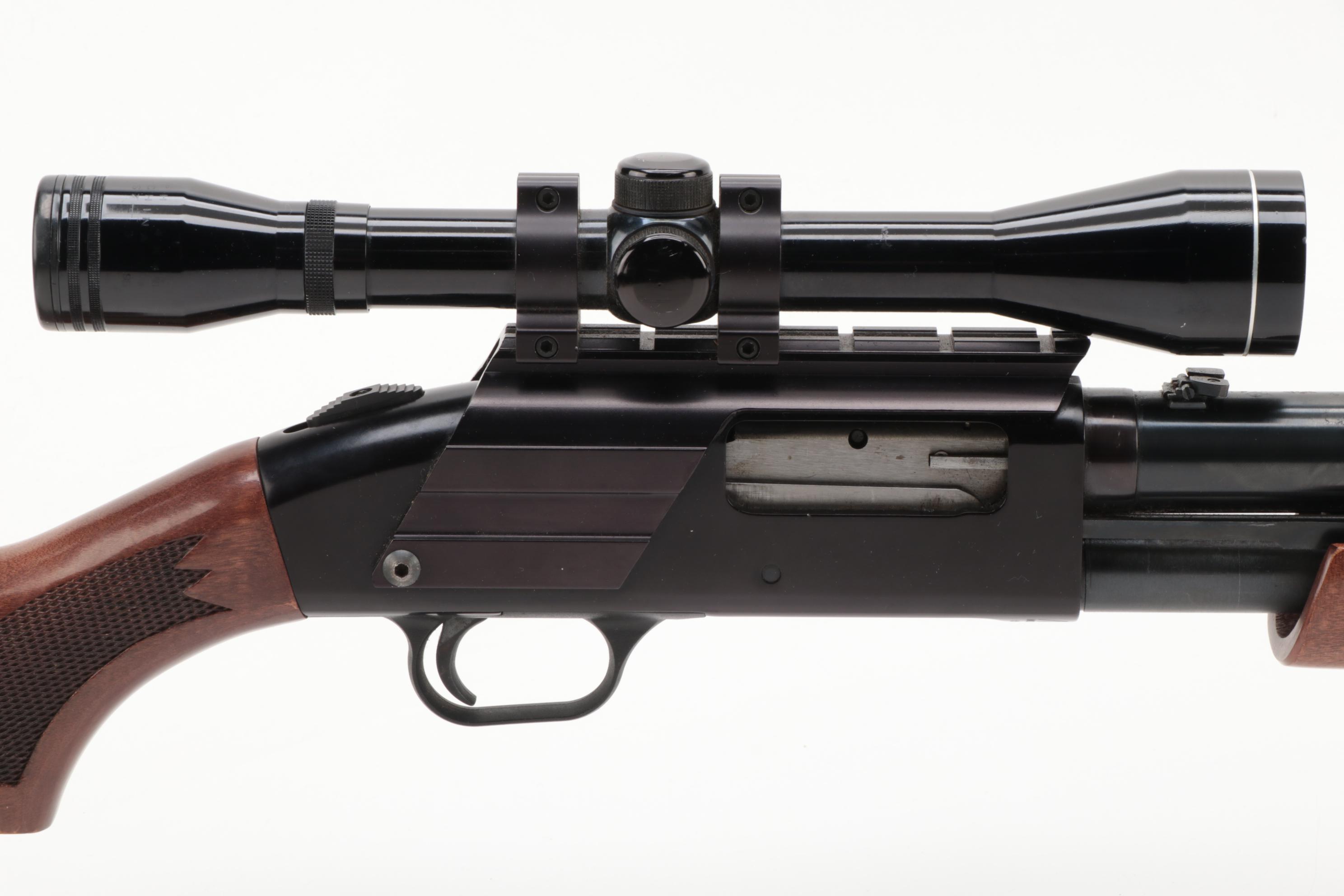 Mossberg Pump Shotgun With Scope and Extra Barrel