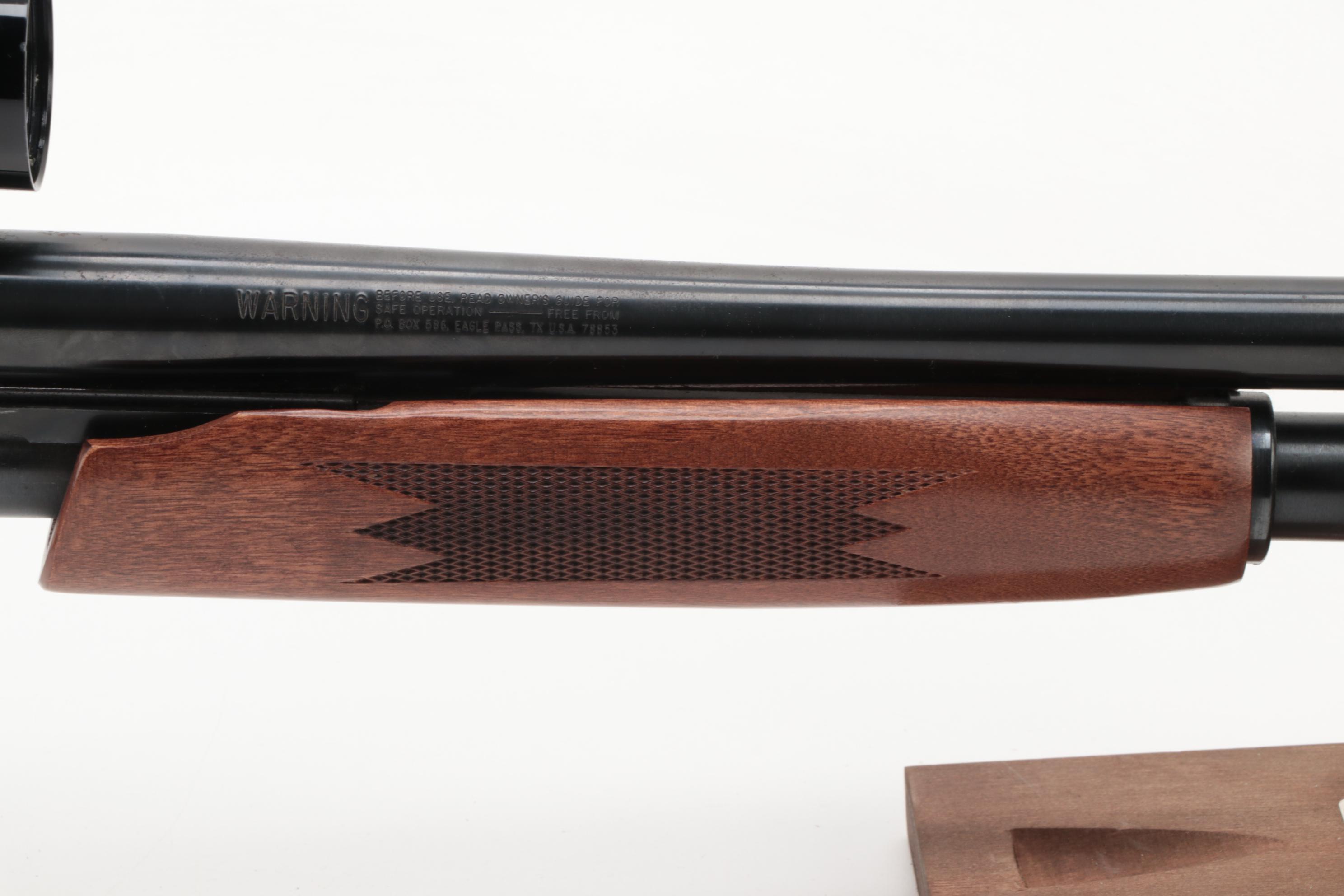 Mossberg Pump Shotgun With Scope and Extra Barrel