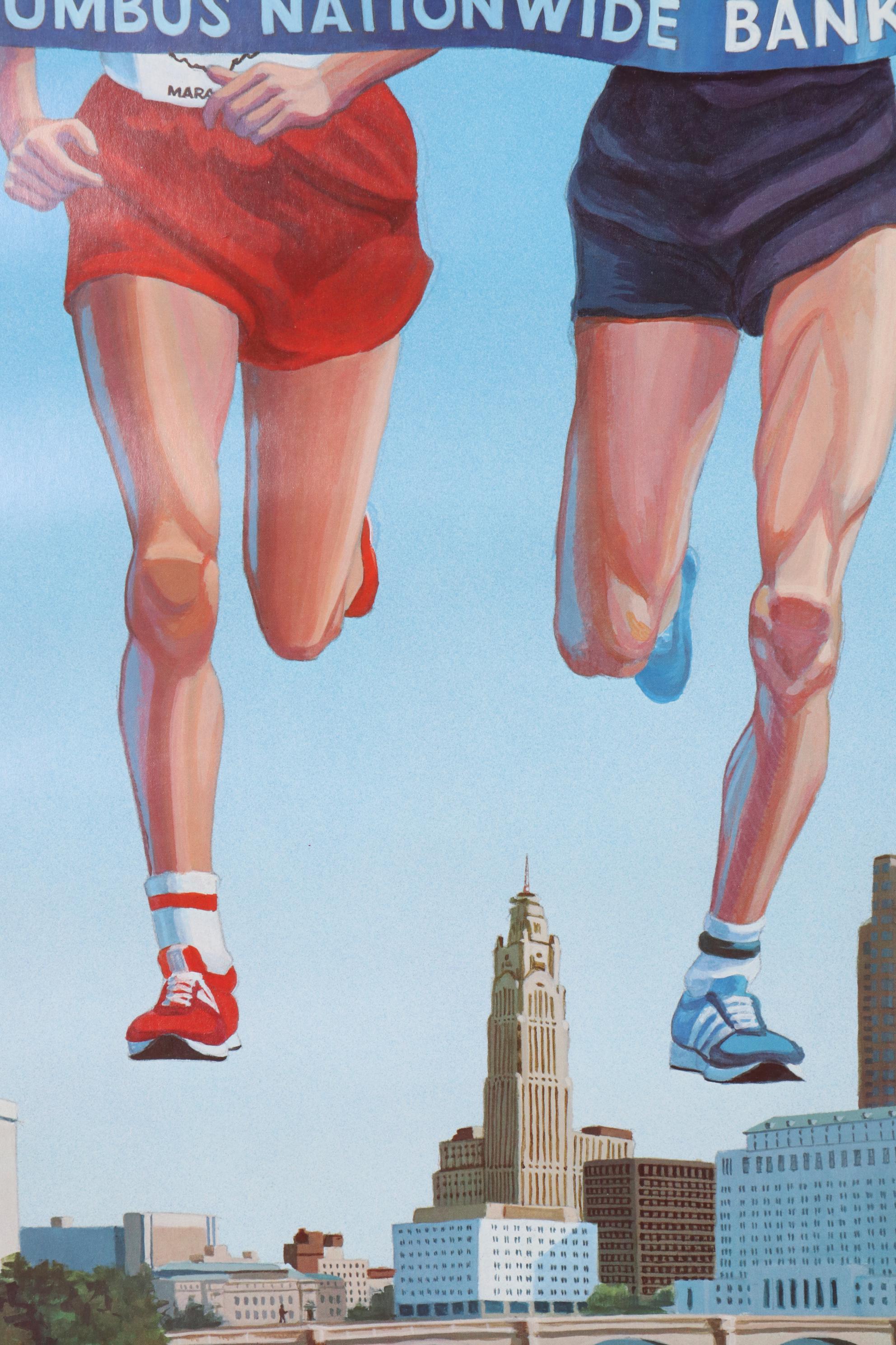 Lithograph and Offset Lithograph Marathon Event Posters, 1983-1984