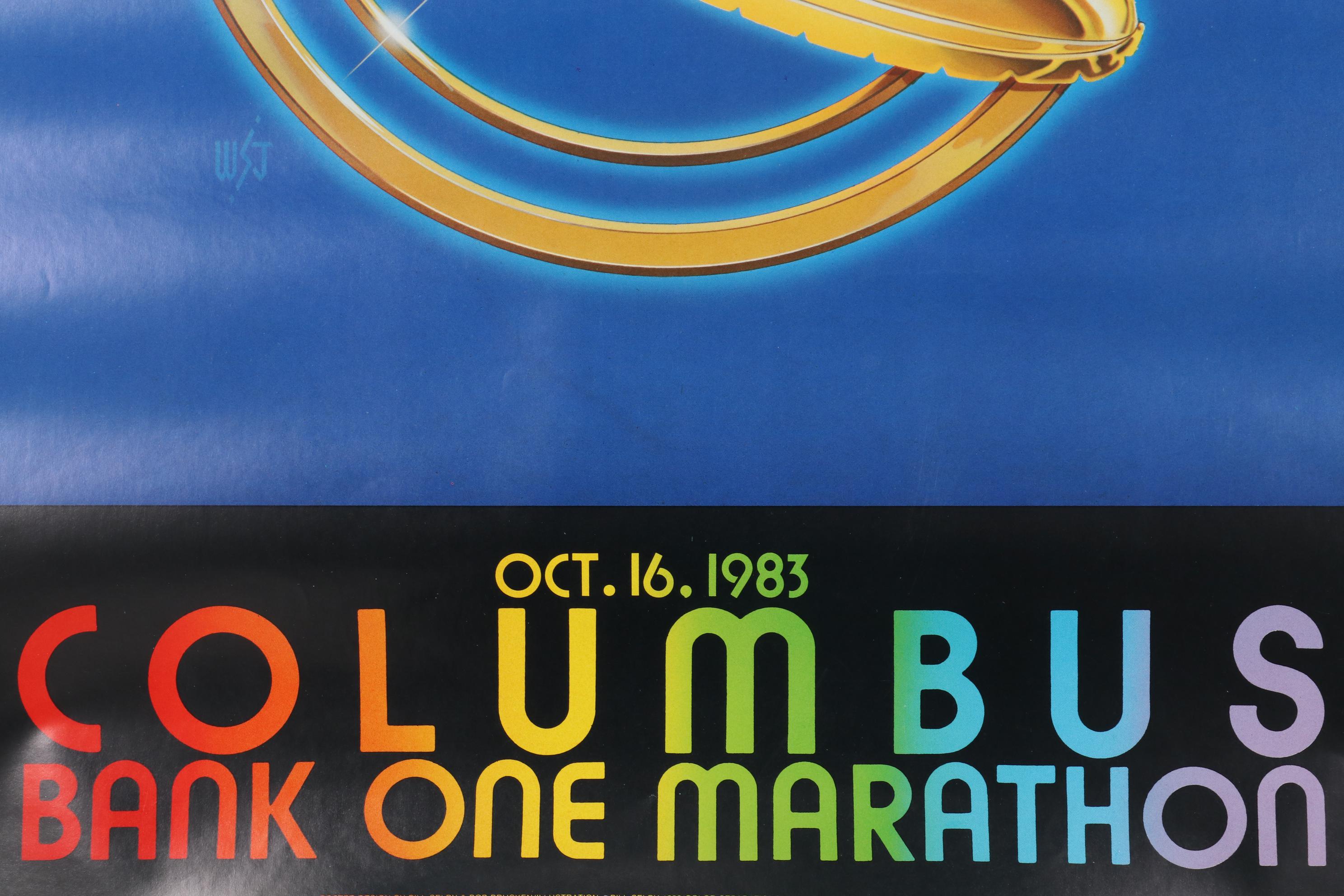 Lithograph and Offset Lithograph Marathon Event Posters, 1983-1984