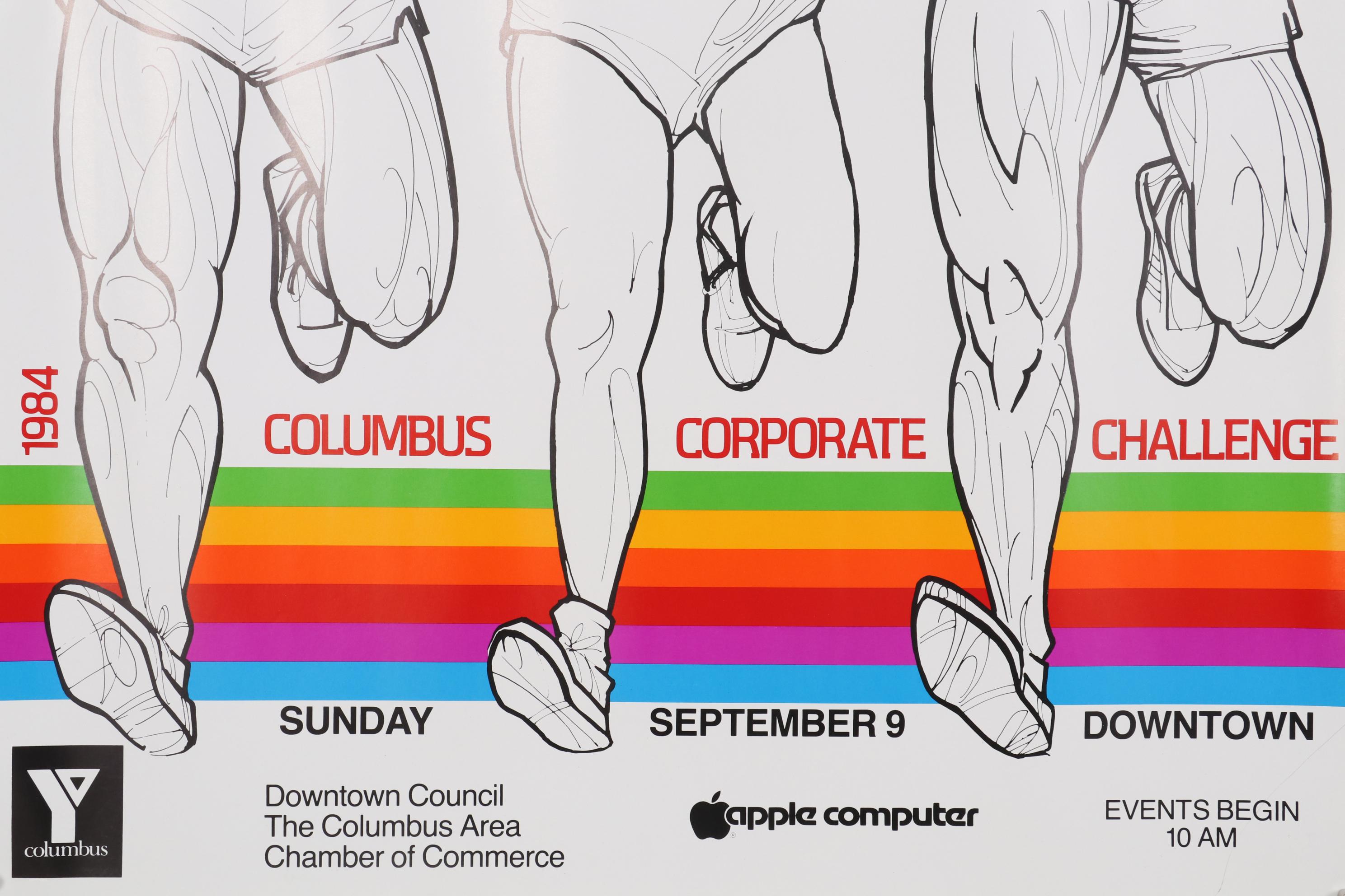 Lithograph and Offset Lithograph Marathon Event Posters, 1983-1984