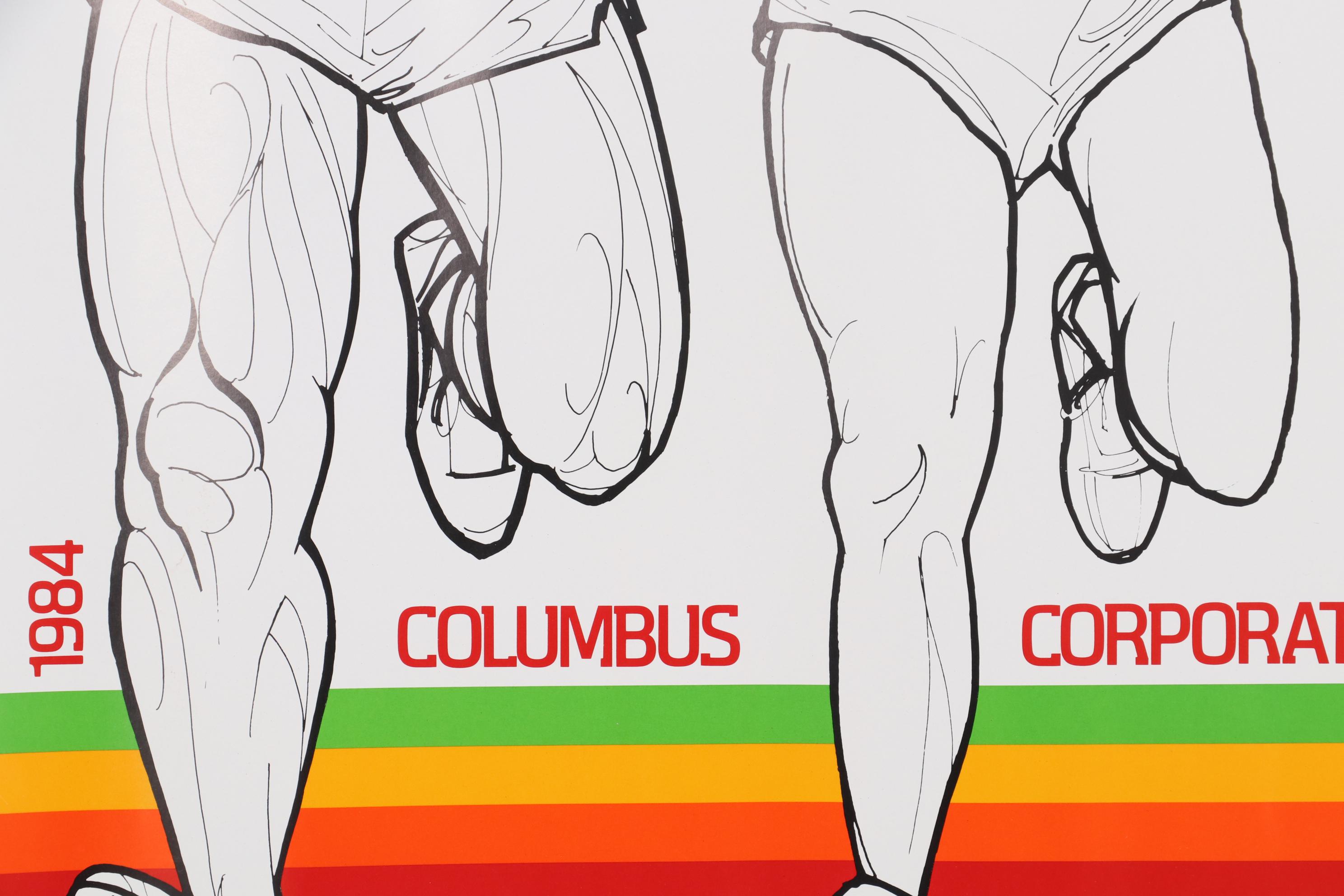 Lithograph and Offset Lithograph Marathon Event Posters, 1983-1984