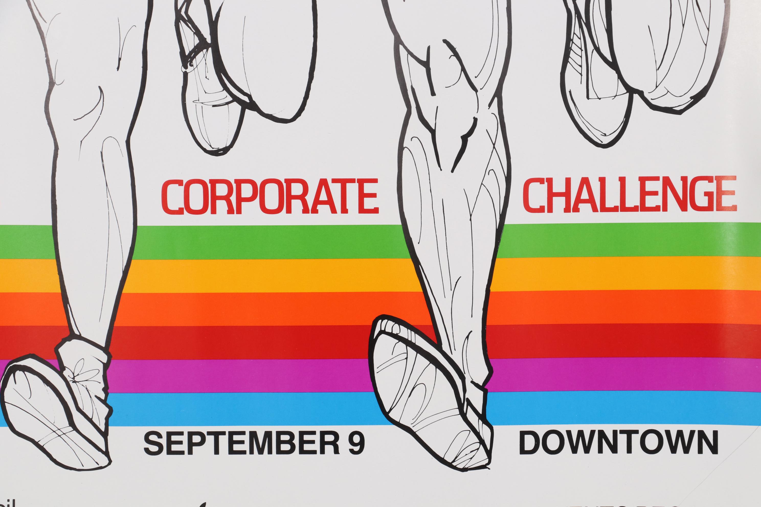 Lithograph and Offset Lithograph Marathon Event Posters, 1983-1984