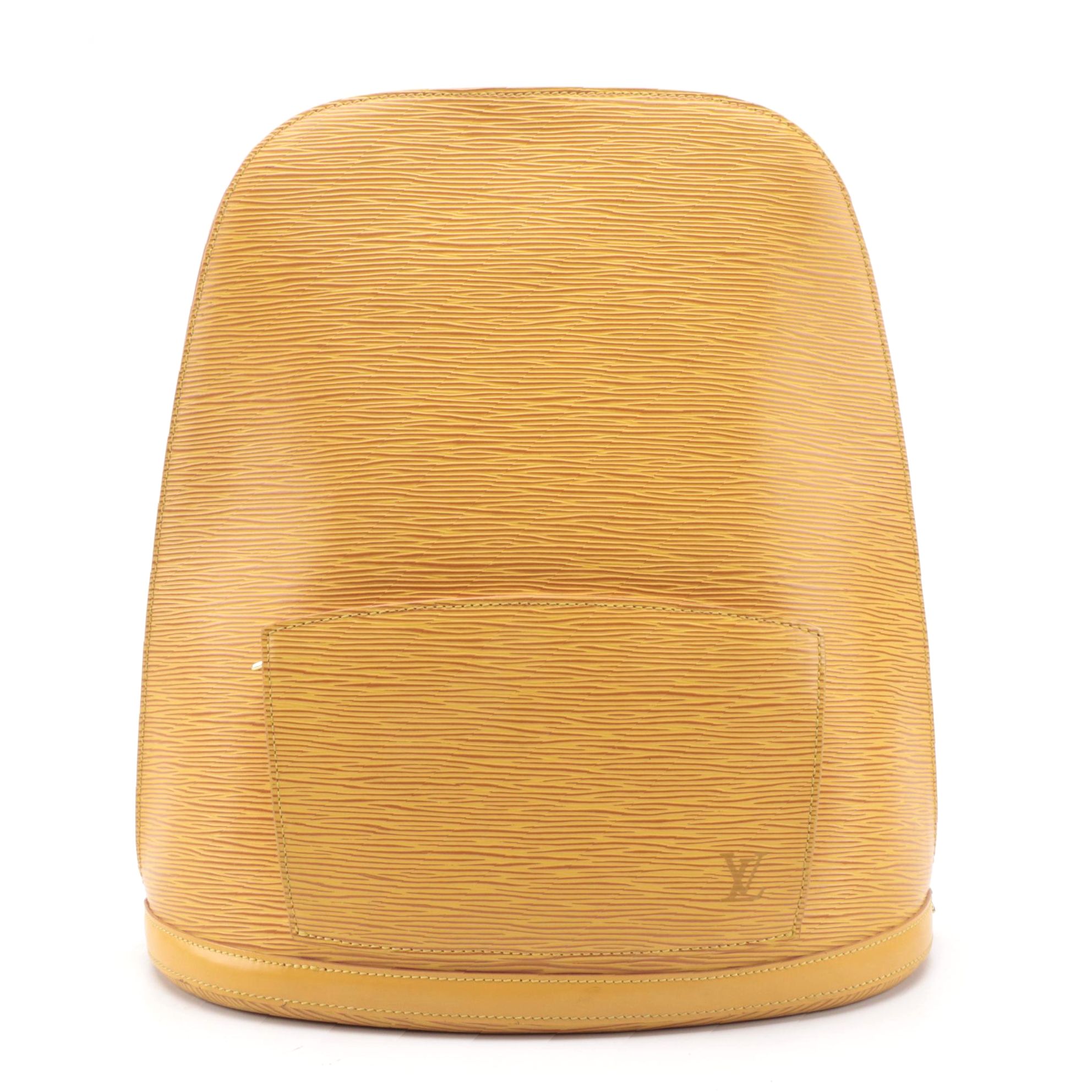 Louis Vuitton Gobelins Backpack in Tassil Yellow Epi Leather