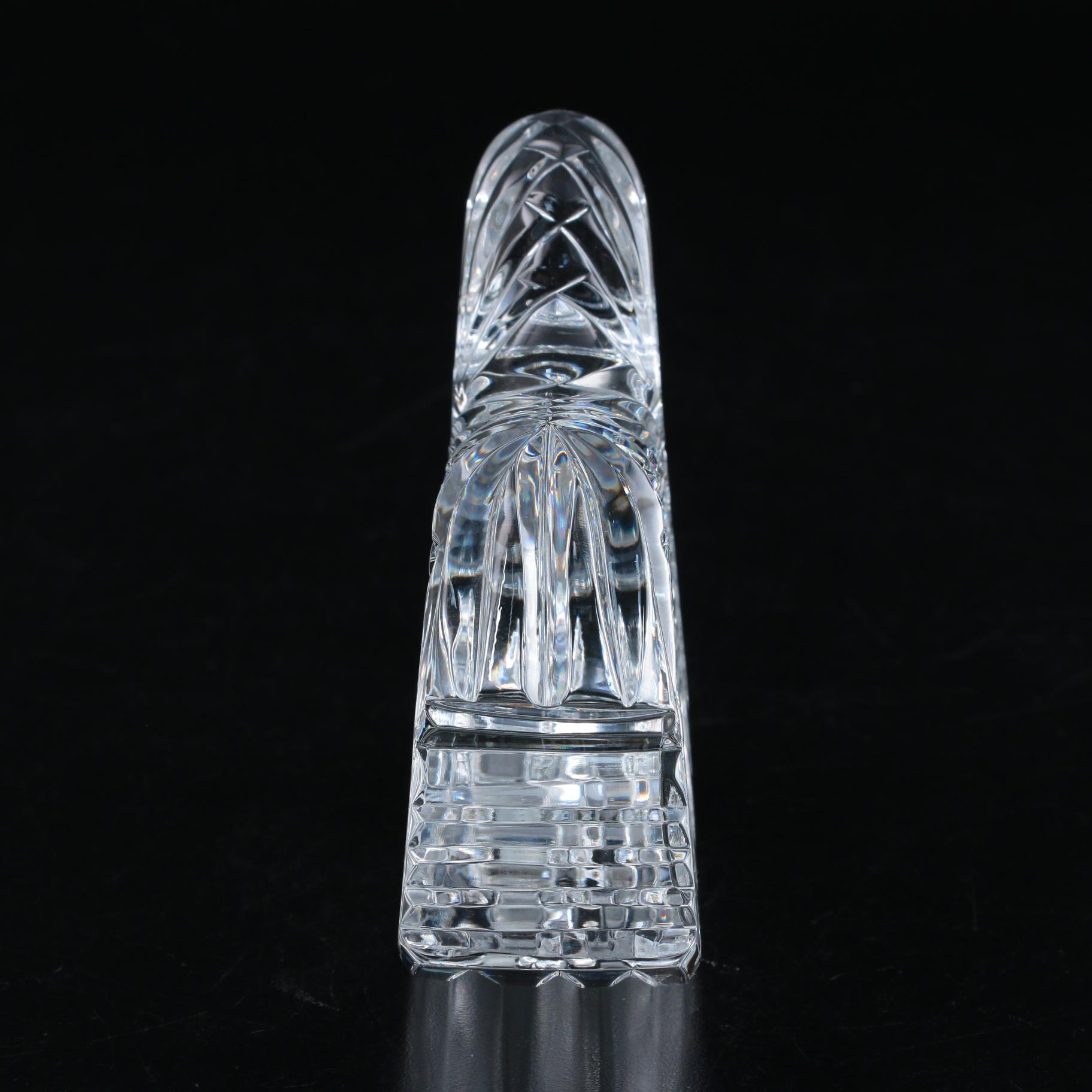 Waterford Crystal "Rocking Horse" Figurine, Late 20th Century