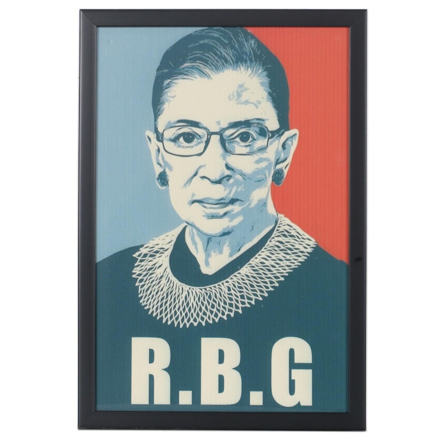 Giclée of Ruth Bader Ginsburg, 21st Century