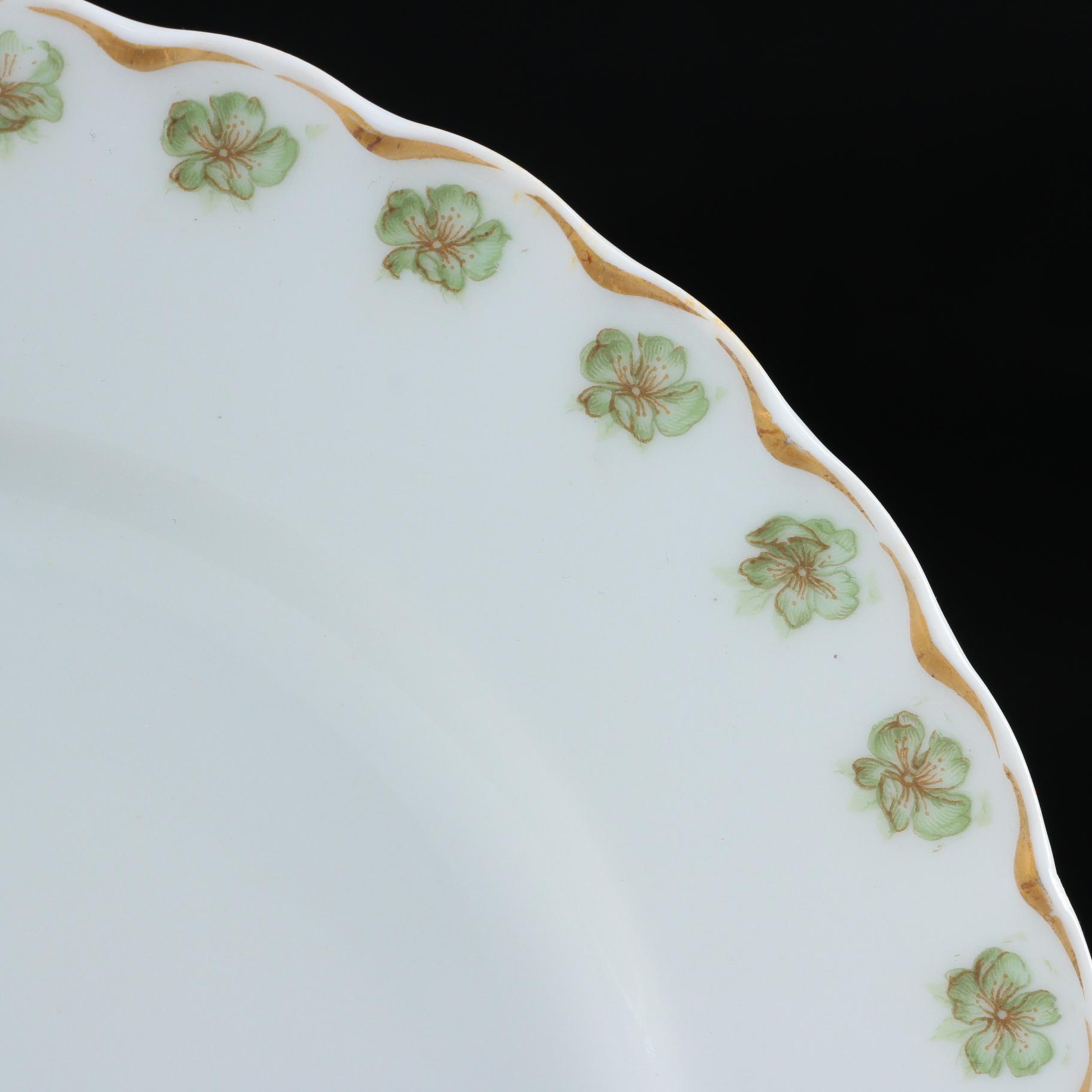 Haviland & Co. Bone China Bread and Butter Plates, Late 19th to Early 20th C.