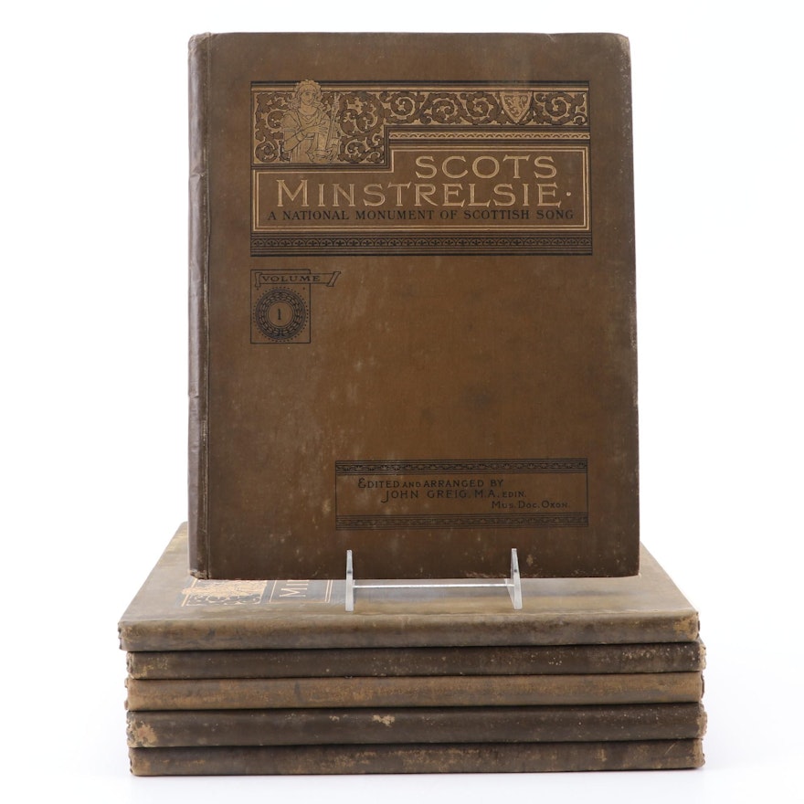 Complete "Scots Minstrelsie" Six-Volume Set, 1893