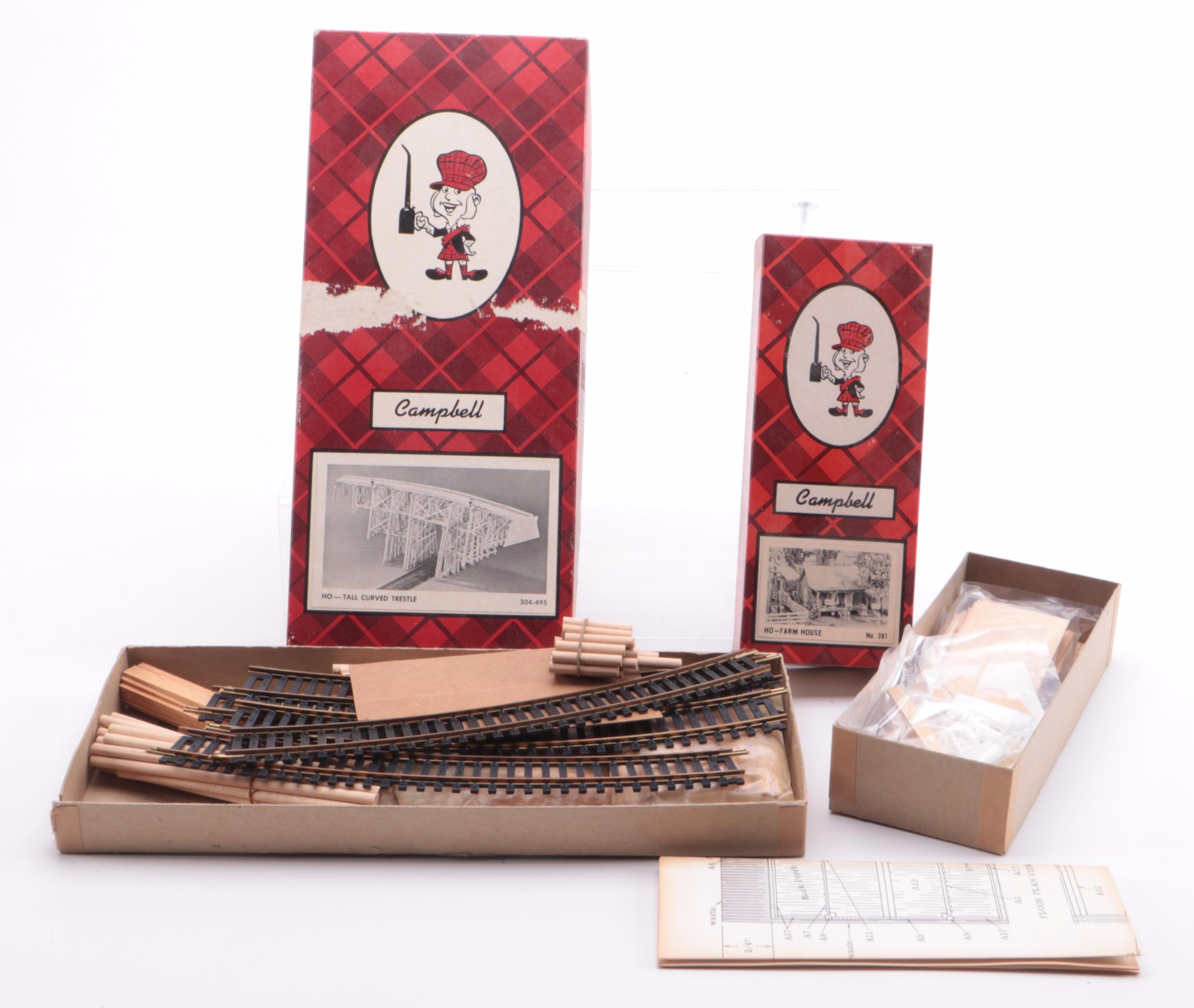 AHM, MiniKits and Other Outbuildings and Landscaping HO Scale Scenery