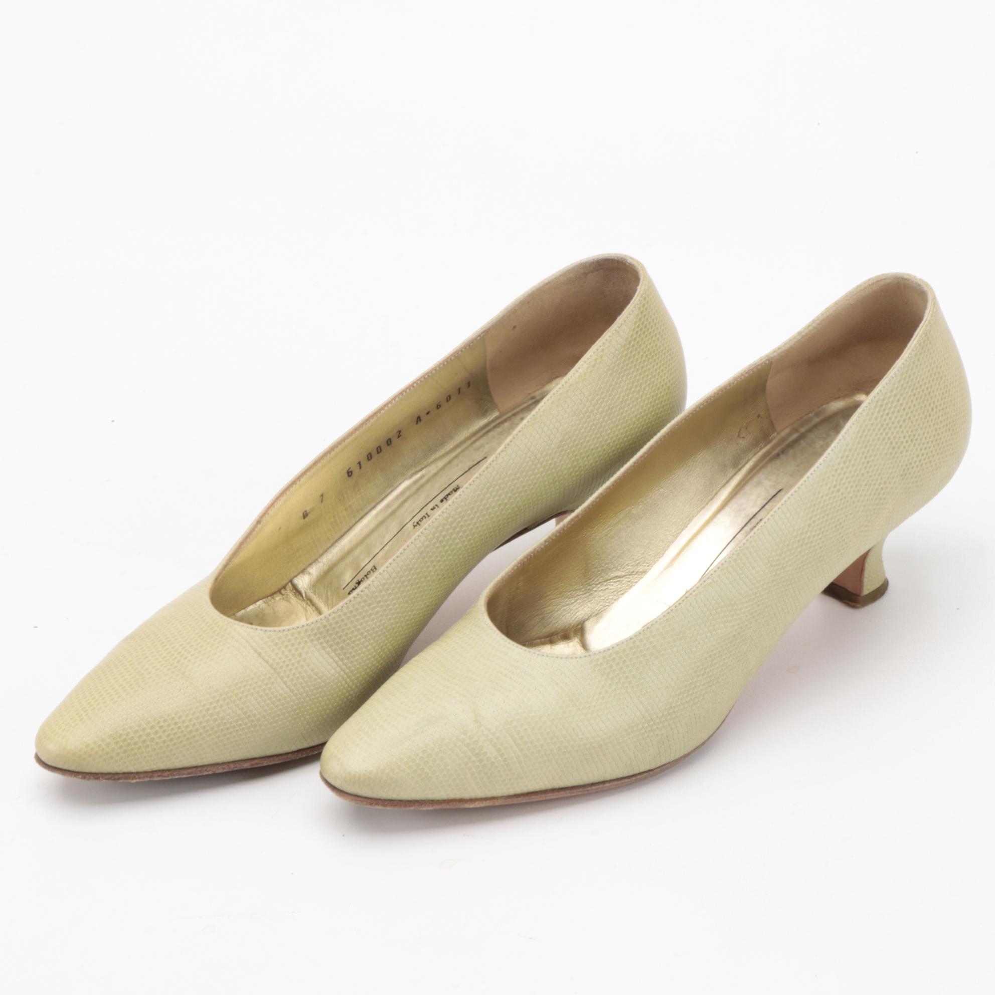 Prada Mary Janes,  Stuart Weitzman Patent Flats and Bruno Magli Pumps