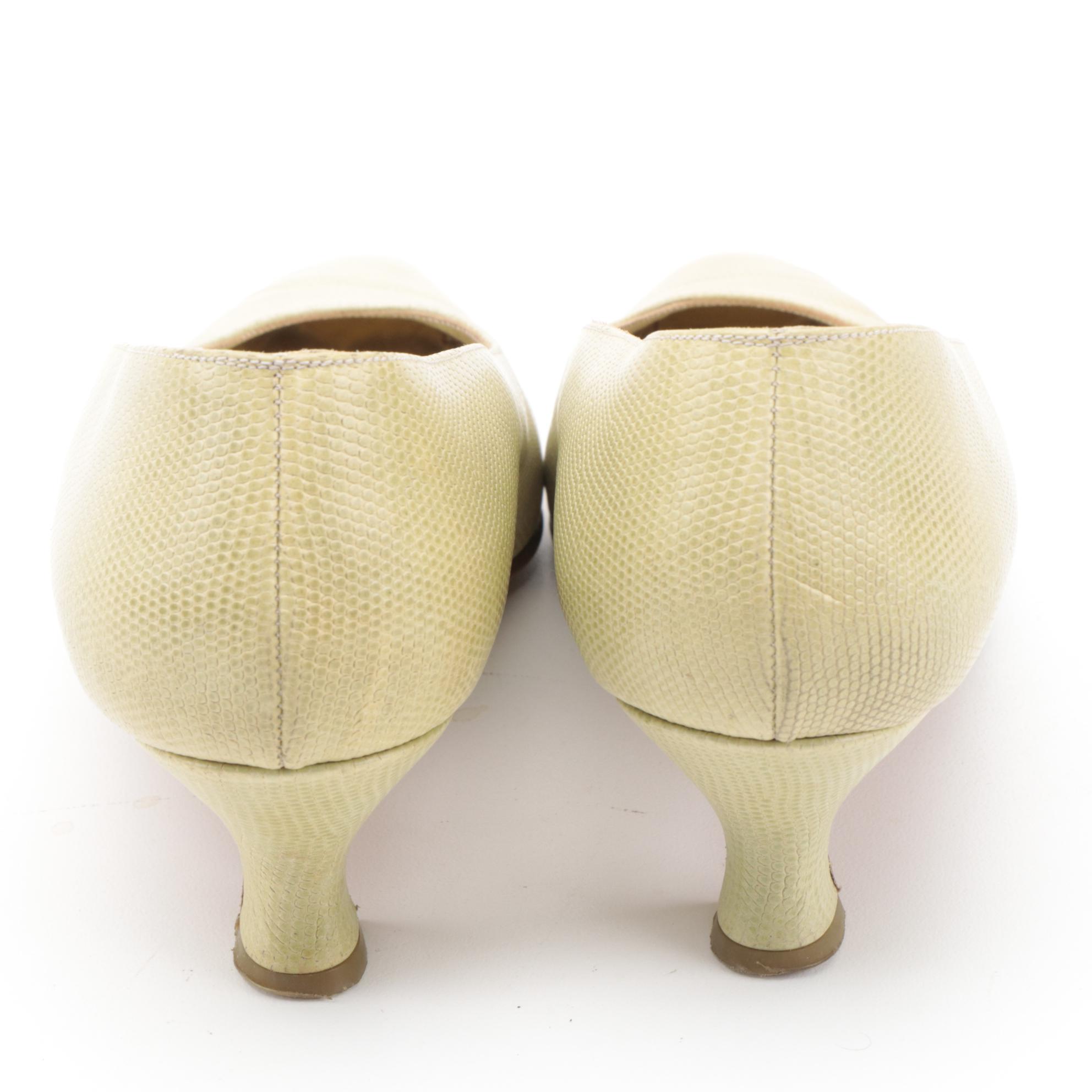 Prada Mary Janes,  Stuart Weitzman Patent Flats and Bruno Magli Pumps