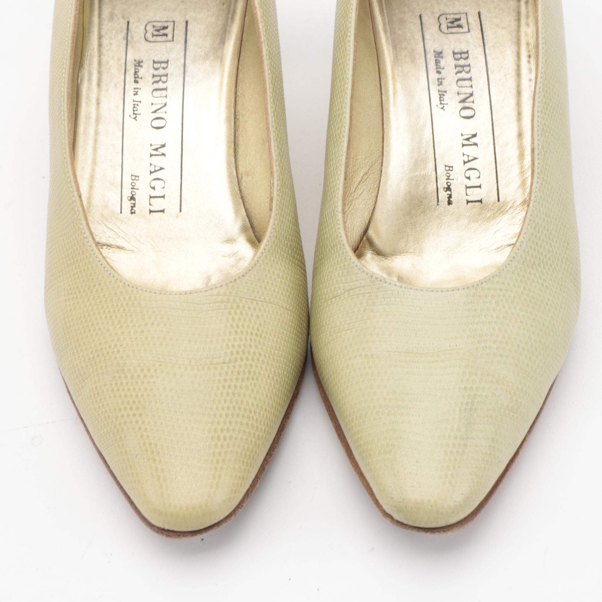 Prada Mary Janes,  Stuart Weitzman Patent Flats and Bruno Magli Pumps