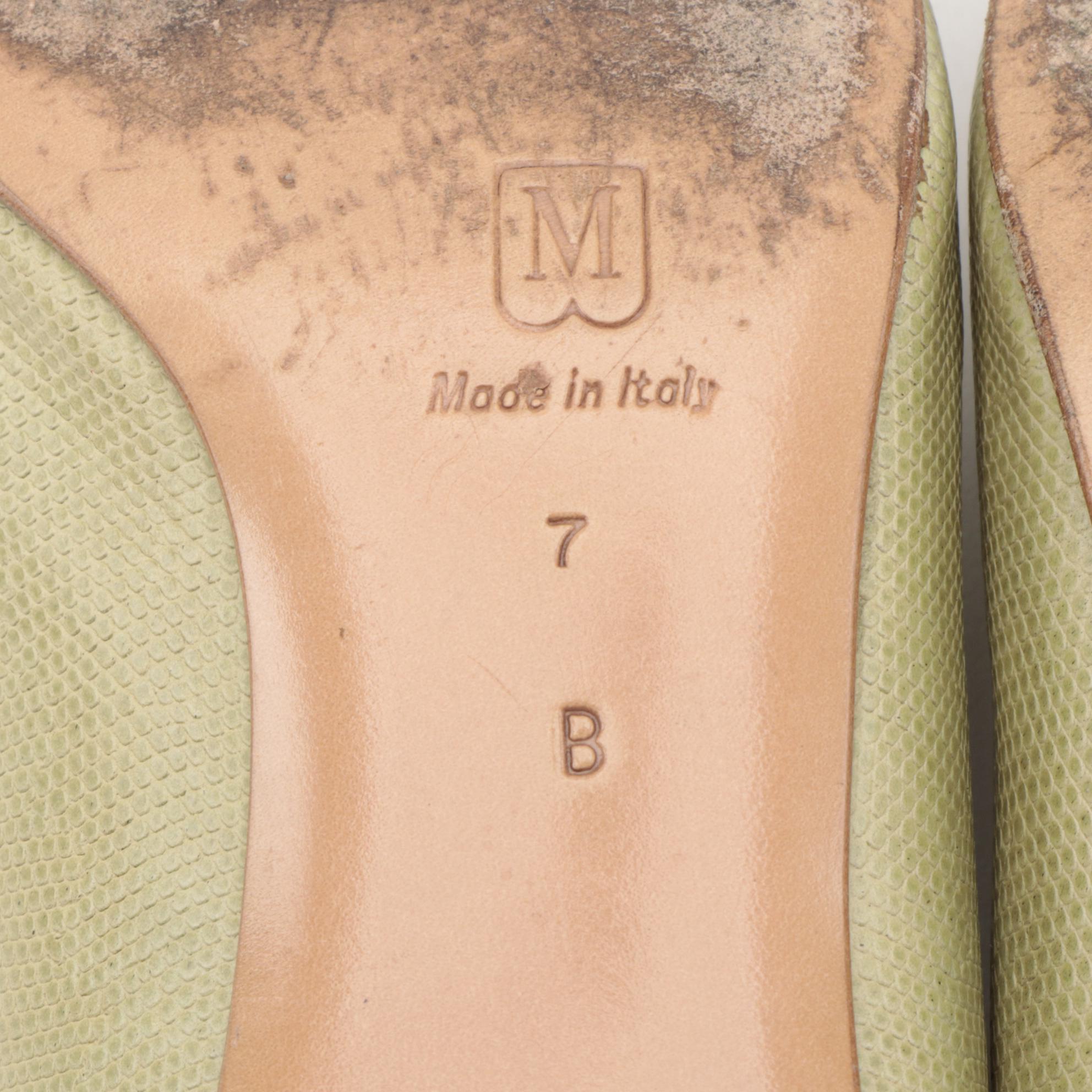 Prada Mary Janes,  Stuart Weitzman Patent Flats and Bruno Magli Pumps