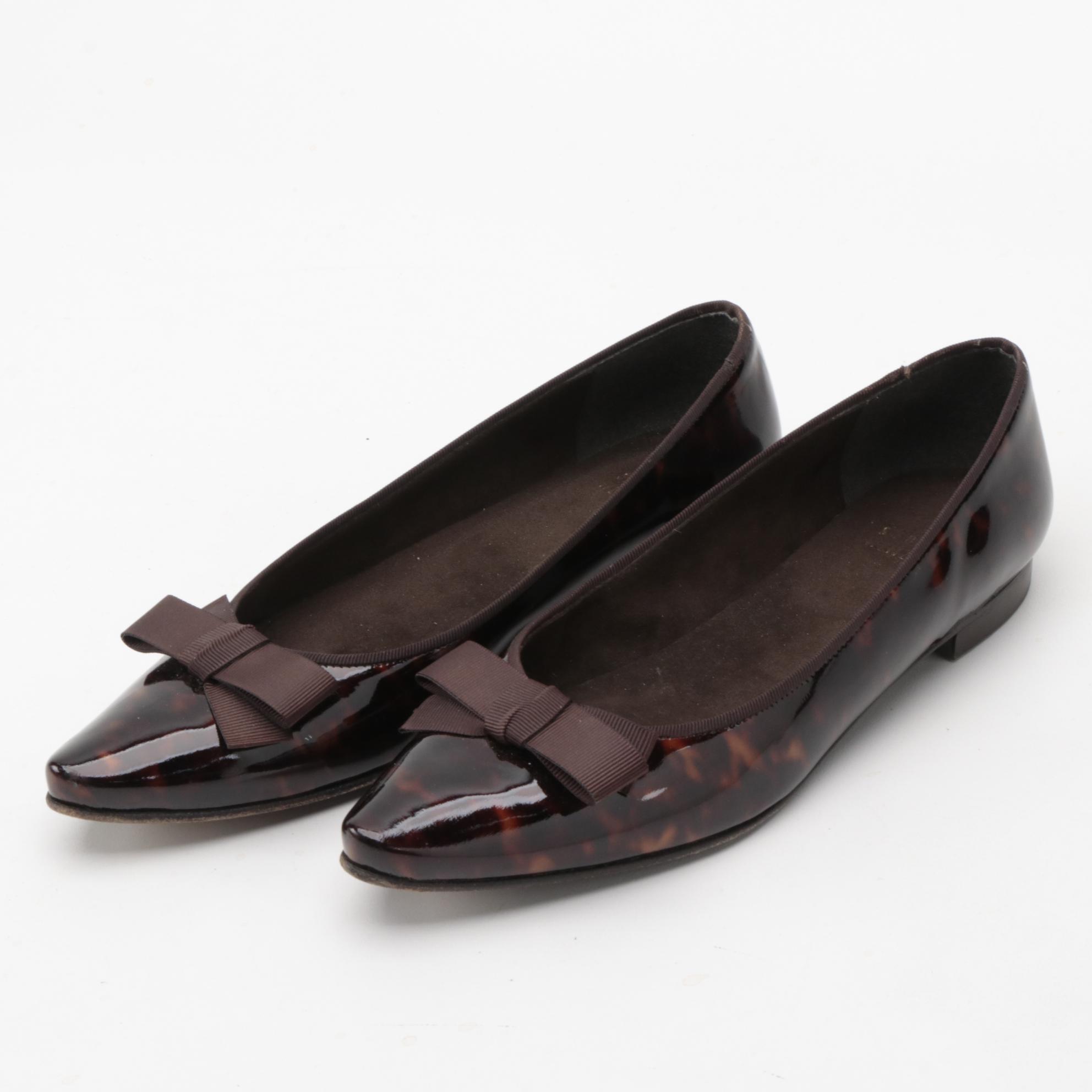 Prada Mary Janes,  Stuart Weitzman Patent Flats and Bruno Magli Pumps