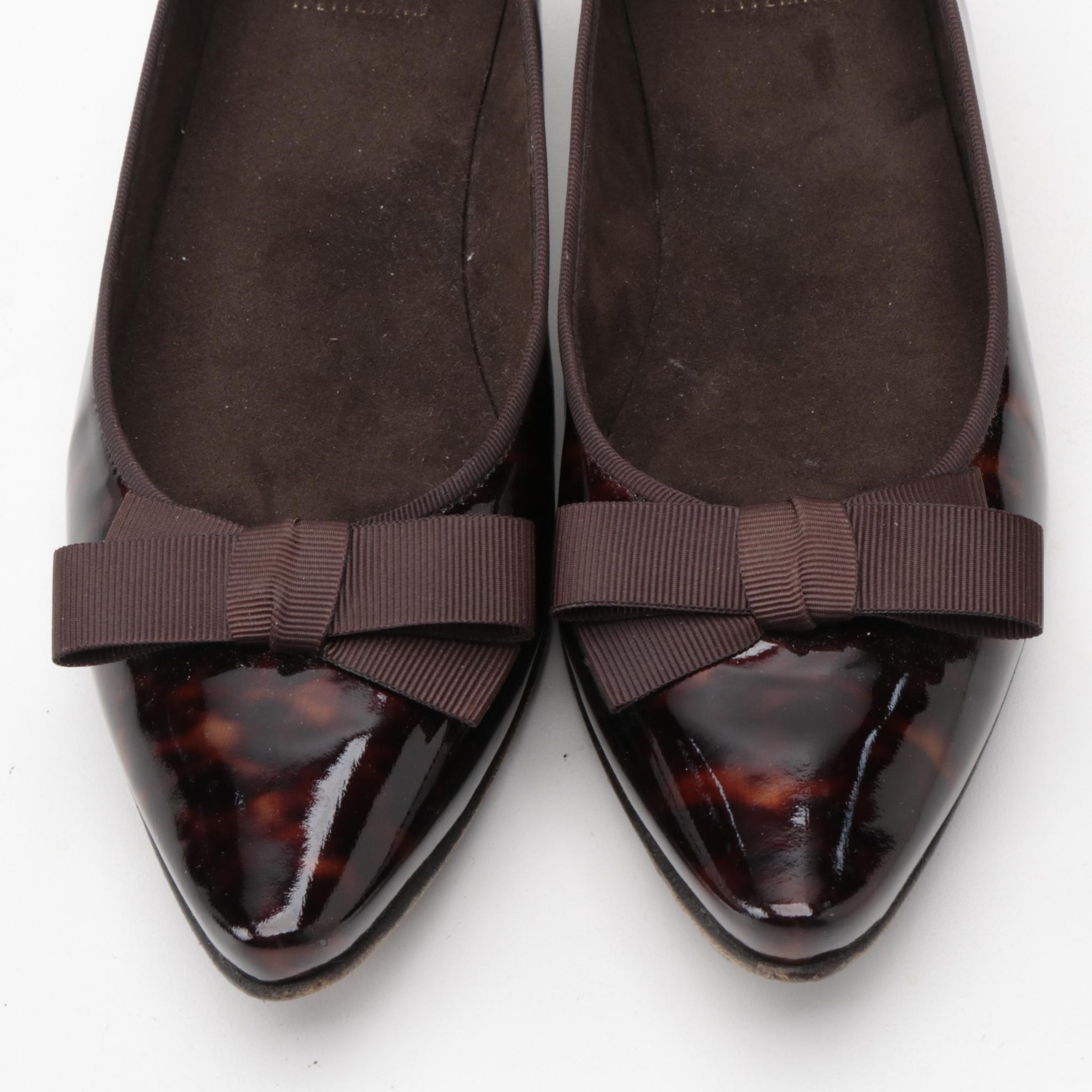 Prada Mary Janes,  Stuart Weitzman Patent Flats and Bruno Magli Pumps