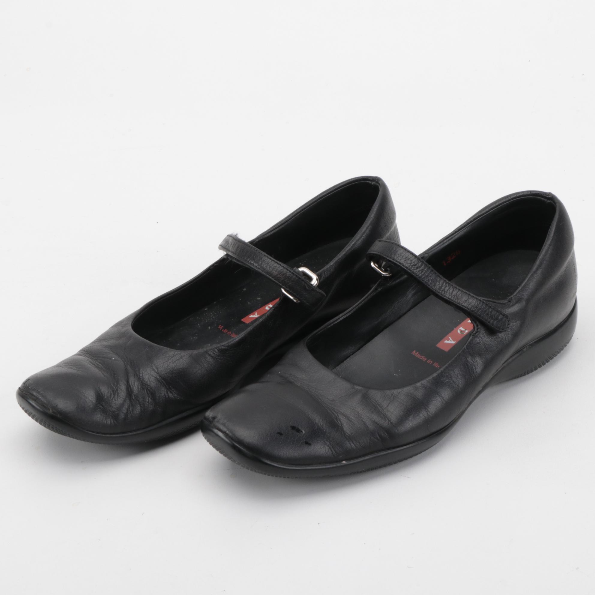 Prada Mary Janes,  Stuart Weitzman Patent Flats and Bruno Magli Pumps