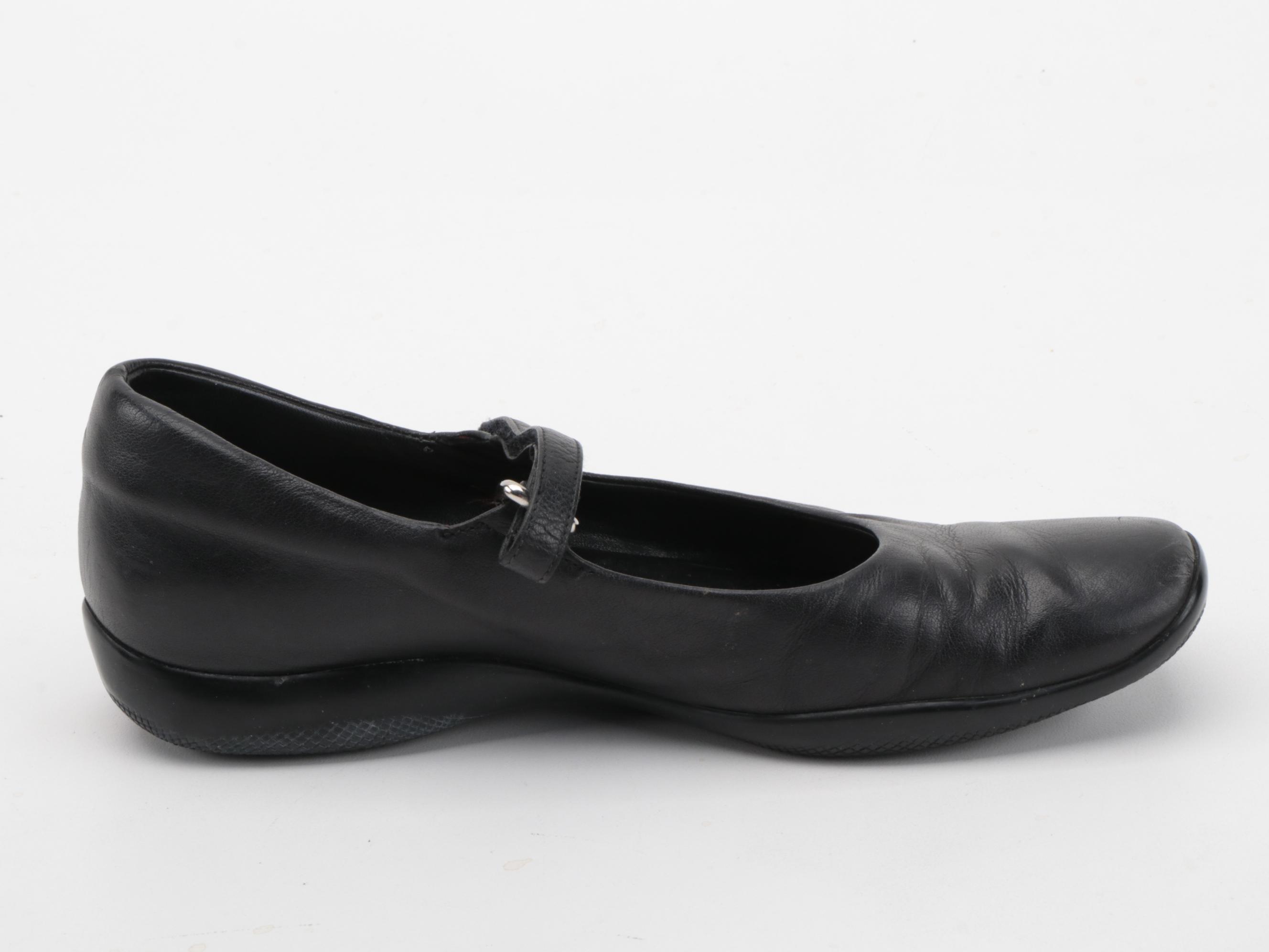 Prada Mary Janes,  Stuart Weitzman Patent Flats and Bruno Magli Pumps