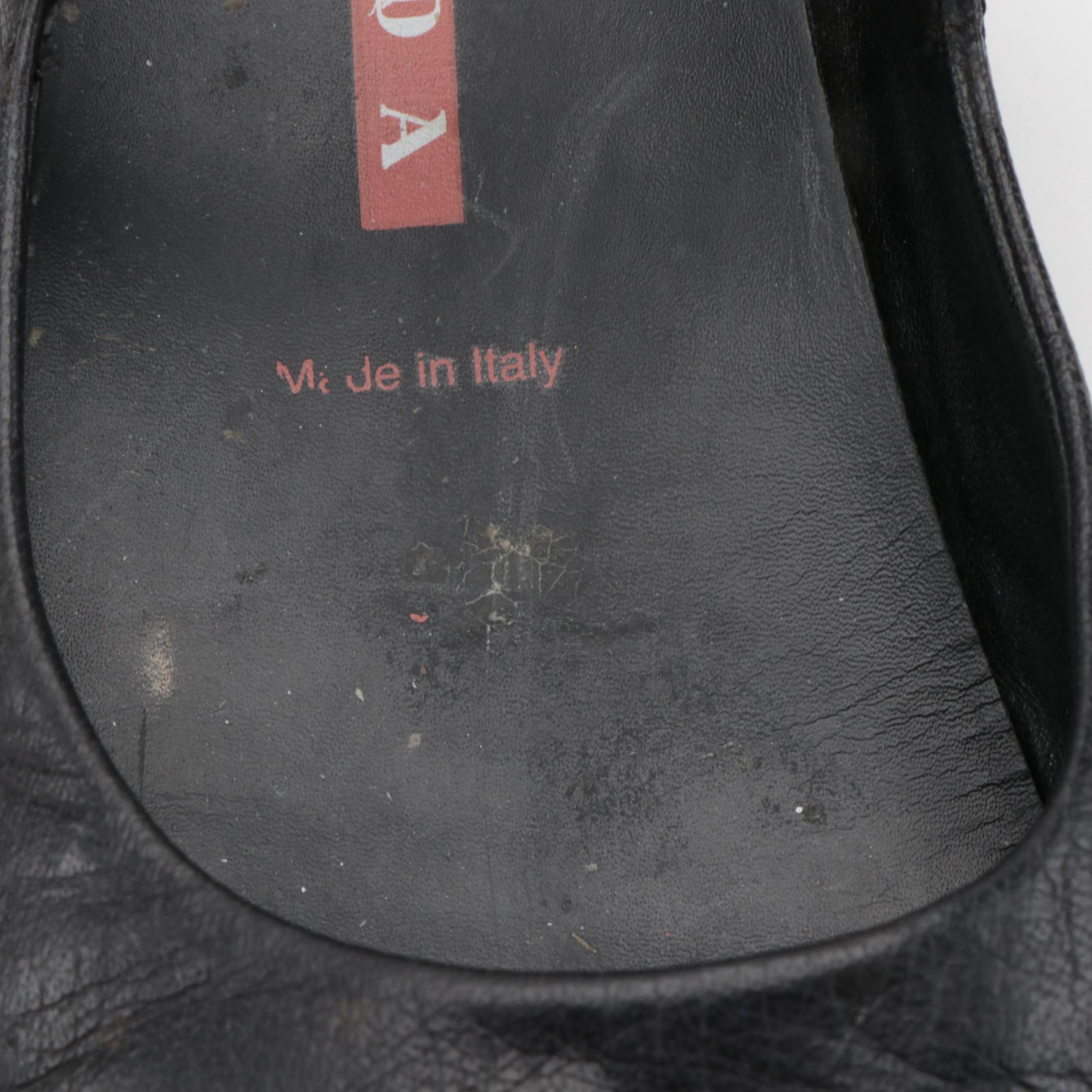 Prada Mary Janes,  Stuart Weitzman Patent Flats and Bruno Magli Pumps