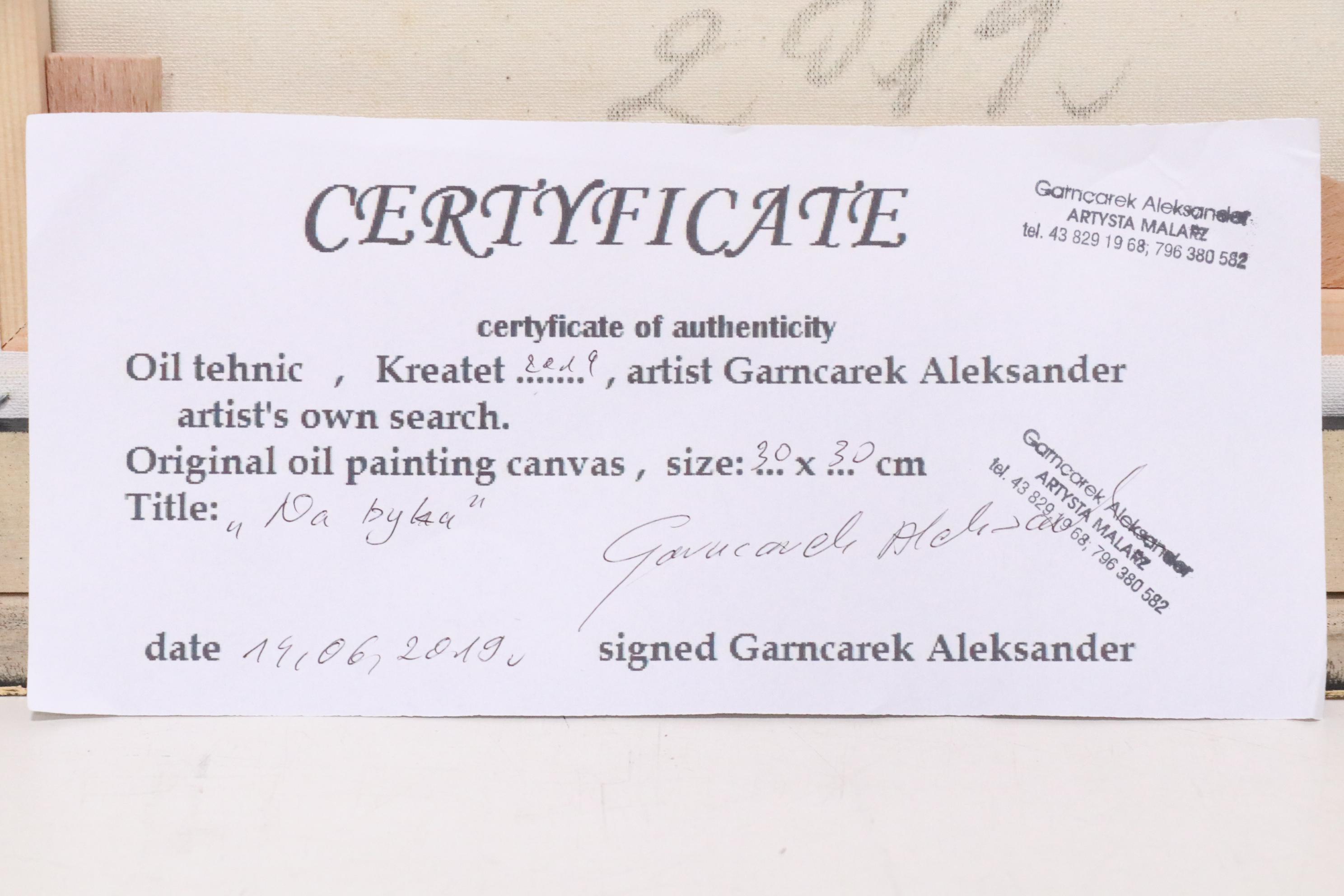 Garncarek Aleksander Oil Painting "Na Byka (On the Bull)"