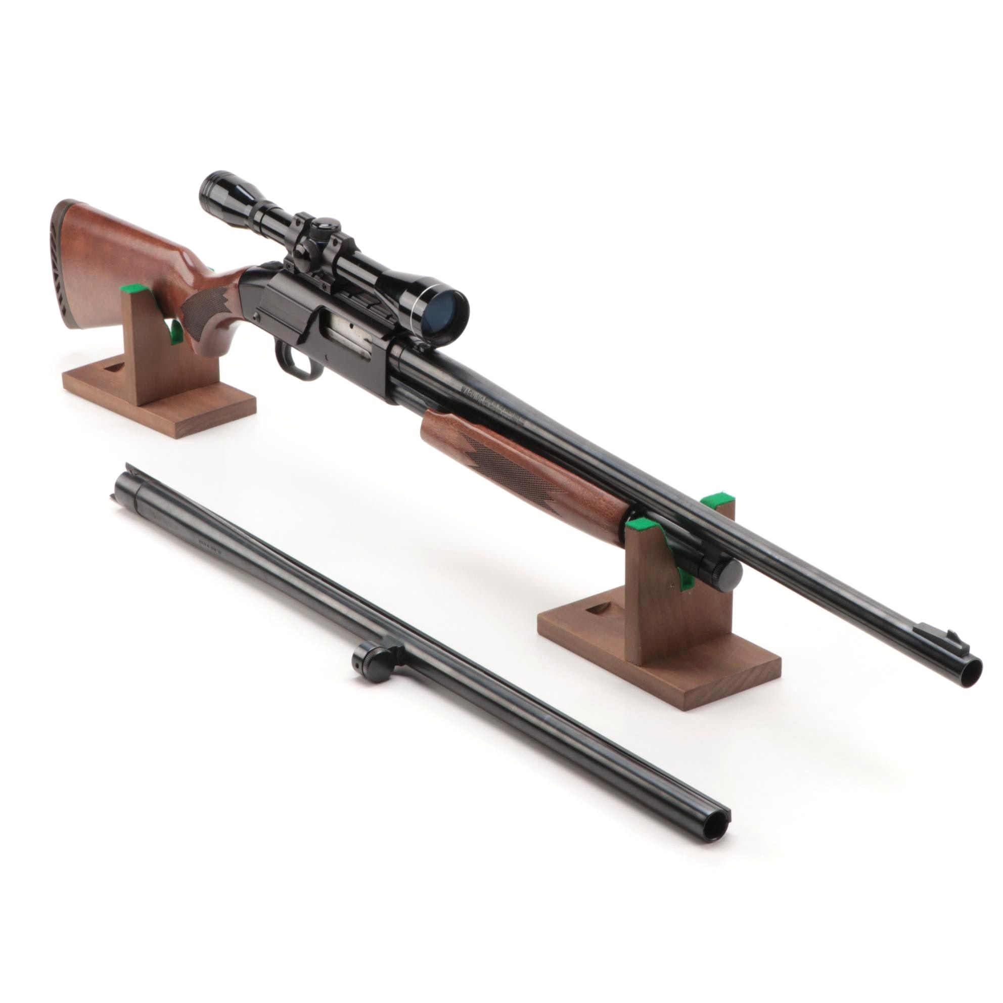 Mossberg Pump Shotgun With Scope and Extra Barrel