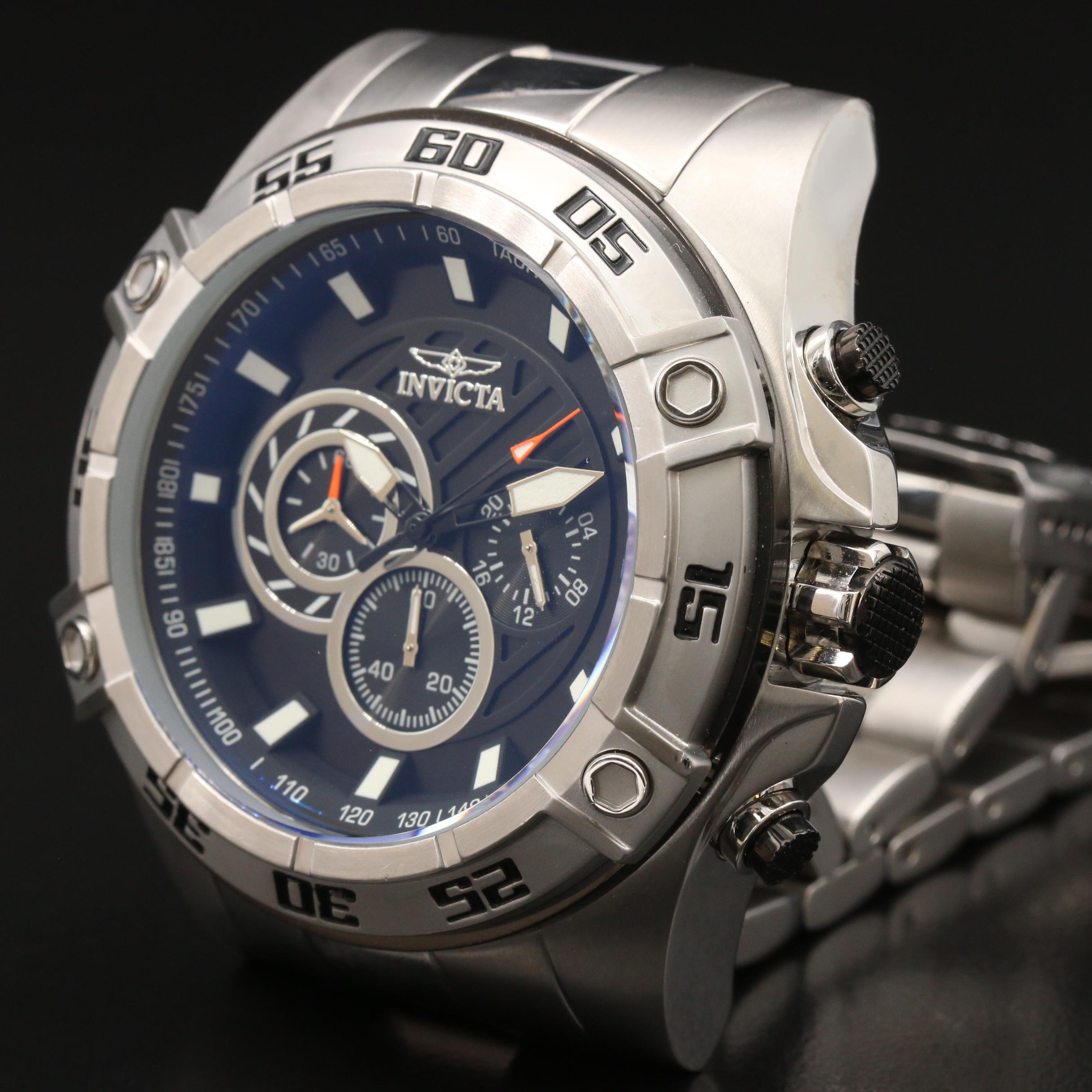 Invicta Speedway Stainless Steel  Quartz Watch