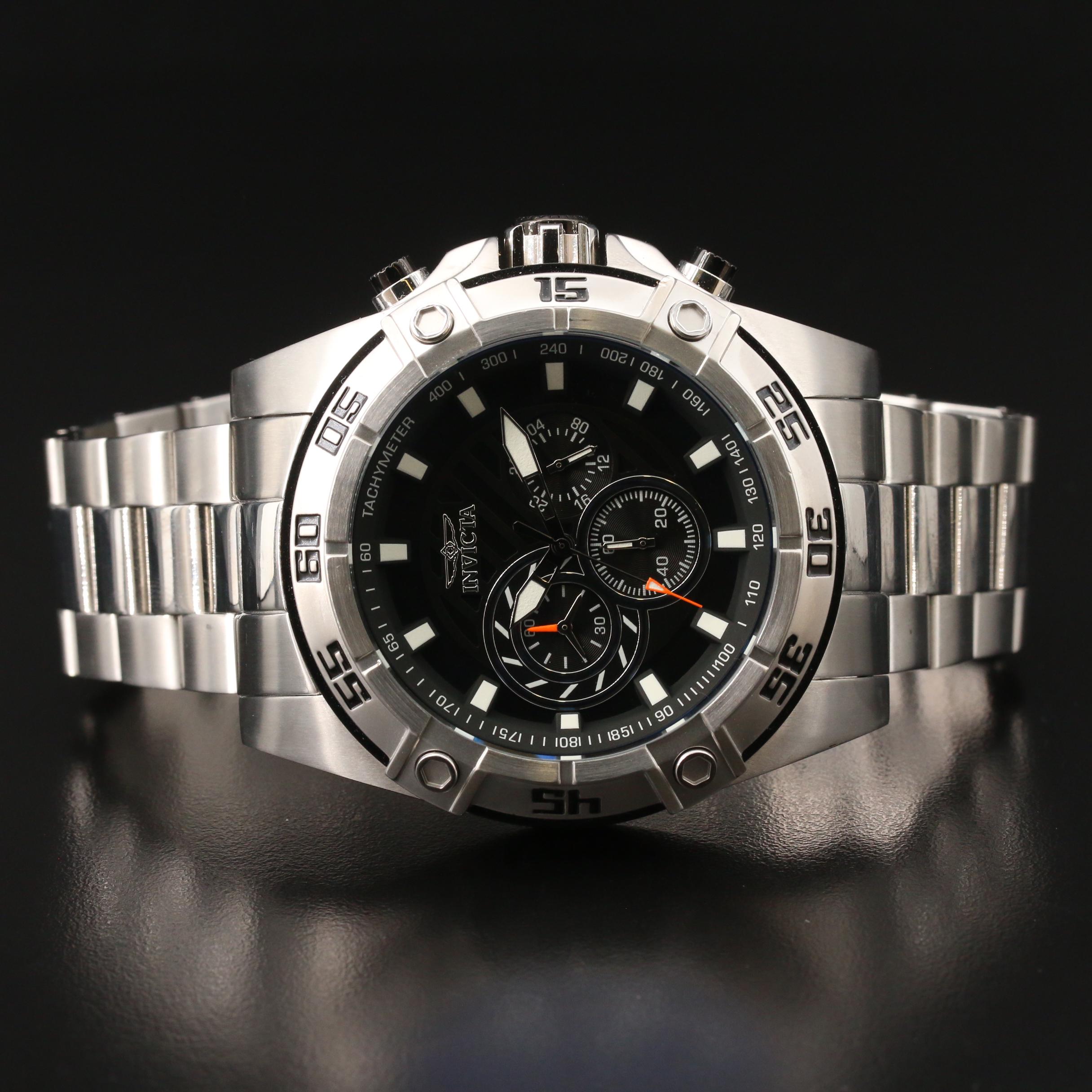 Invicta Speedway Stainless Steel  Quartz Watch