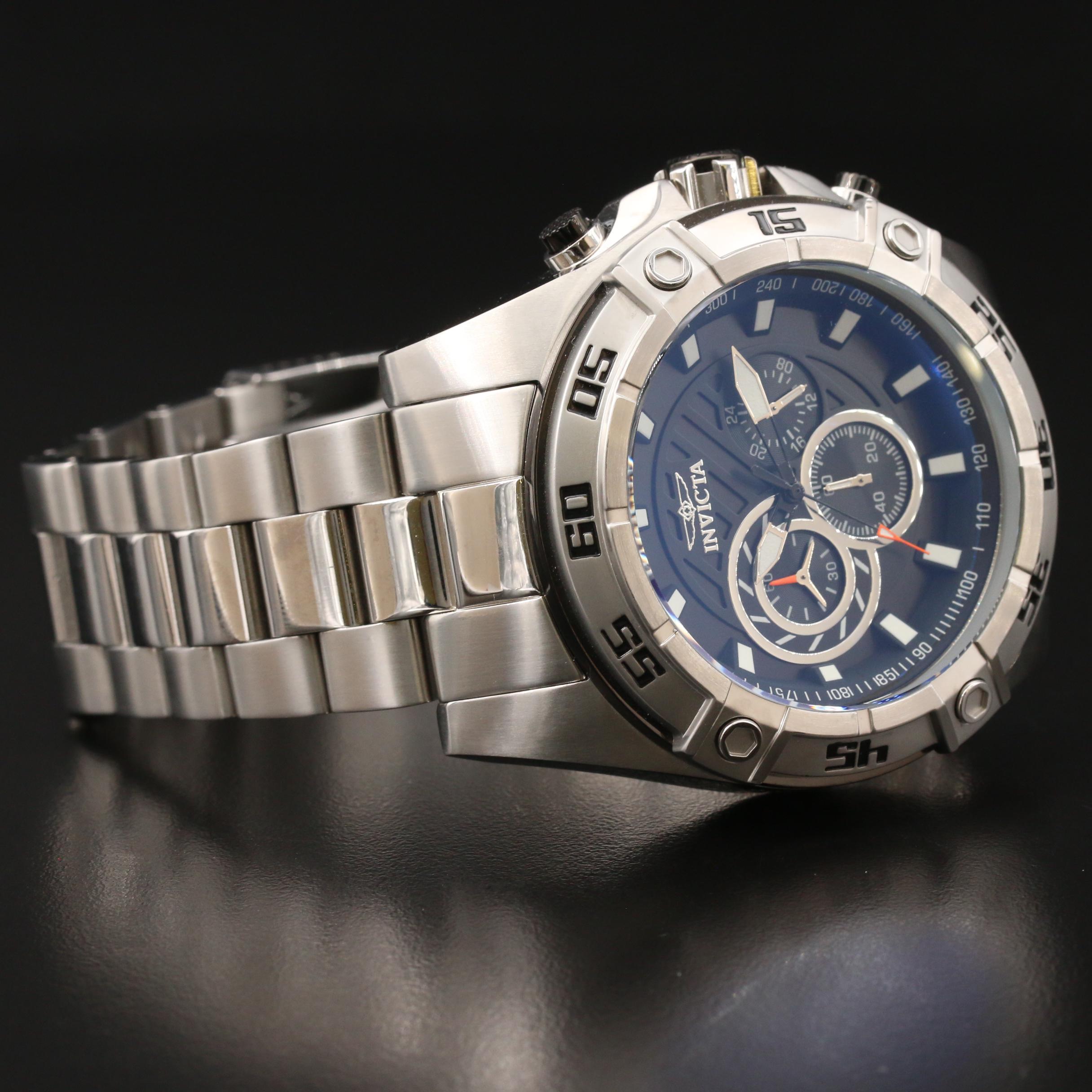 Invicta Speedway Stainless Steel  Quartz Watch