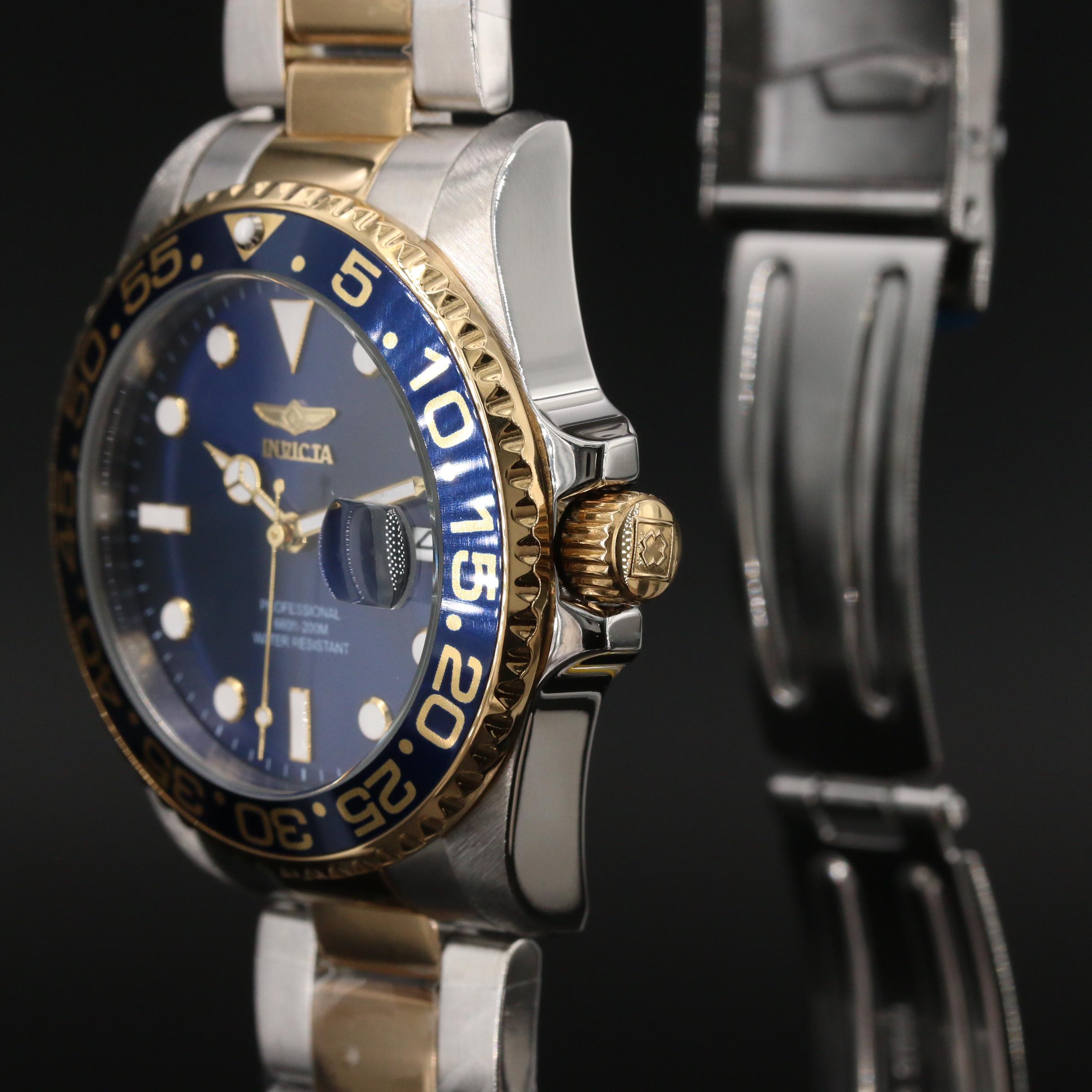Invicta "Pro Diver" Two-Tone Stainless Steel Quartz Watch