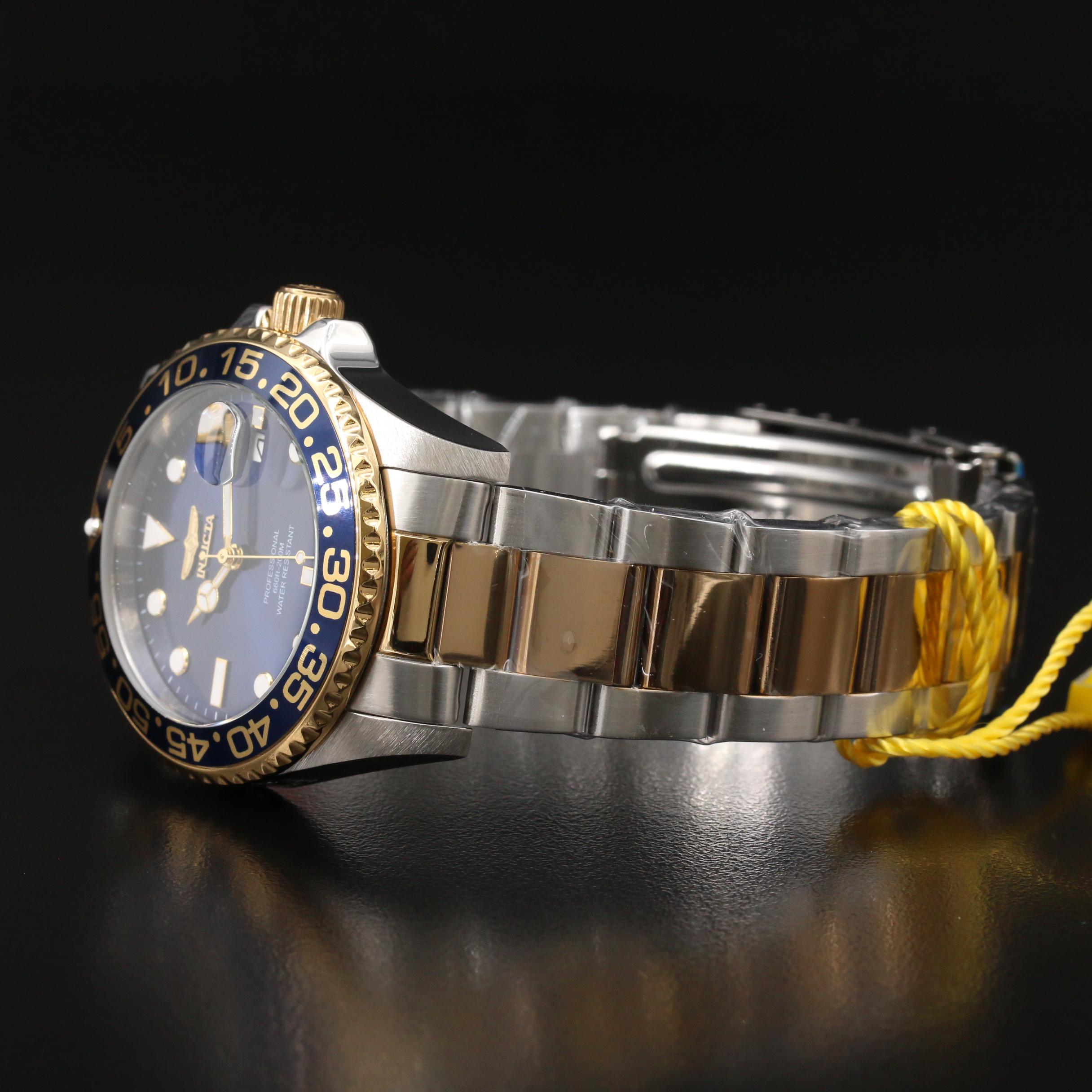 Invicta "Pro Diver" Two-Tone Stainless Steel Quartz Watch