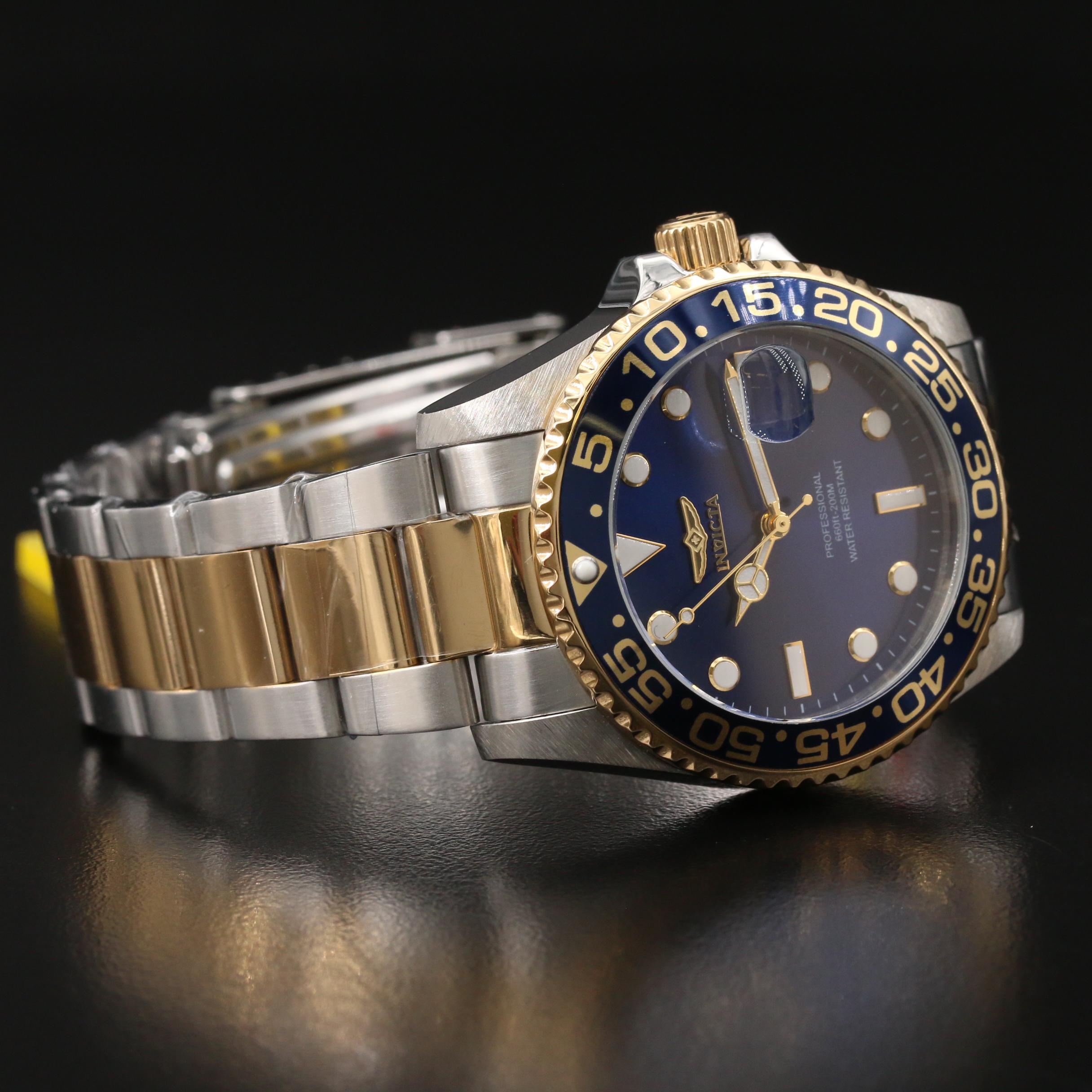 Invicta "Pro Diver" Two-Tone Stainless Steel Quartz Watch