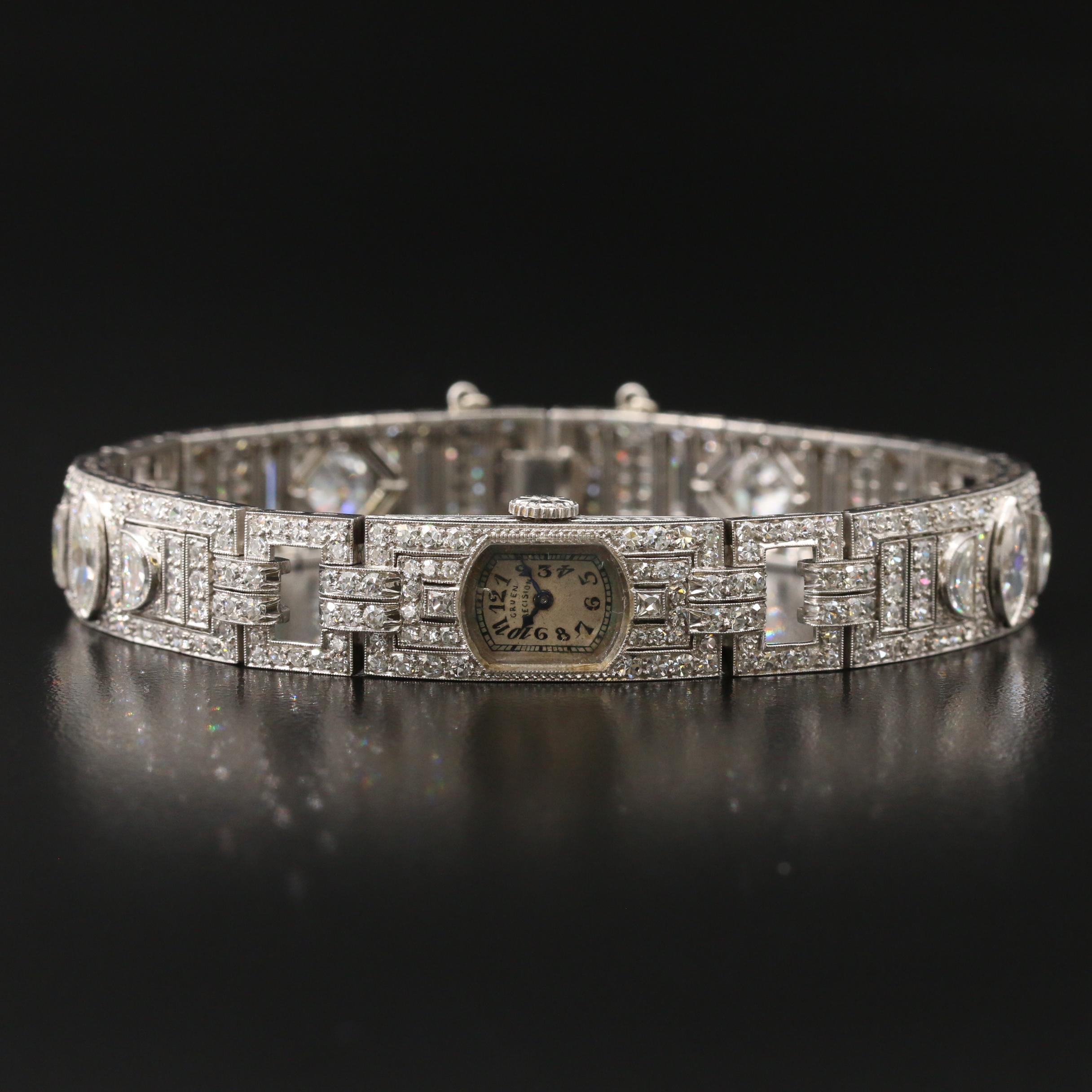 Co Founder Fred Gruen's Gifted 13.73 CTW Diamond Timepiece To His Wife Matilda