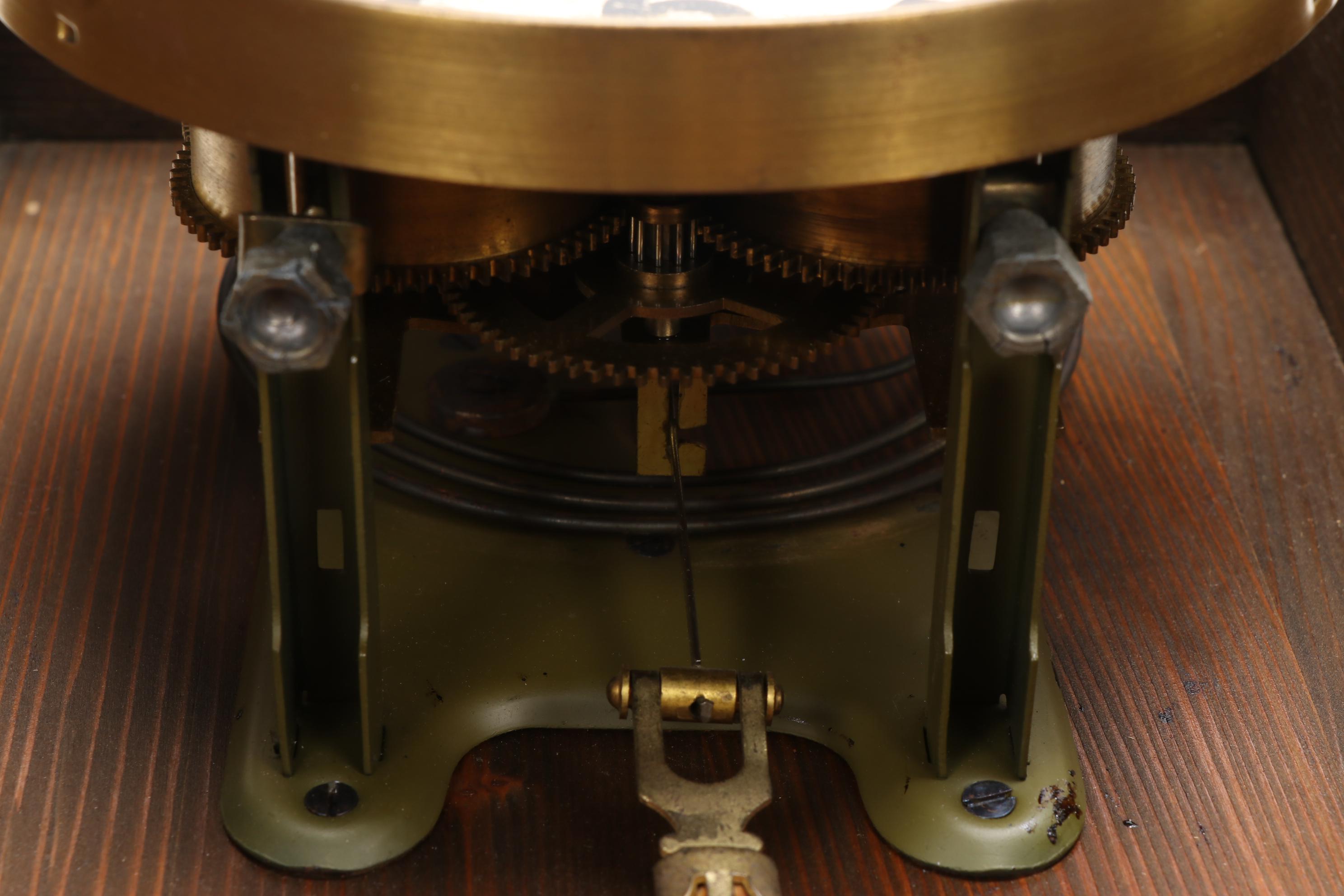 Arts and Crafts Style Junghans Regulator Oak Wall Clock, Early 20th Century