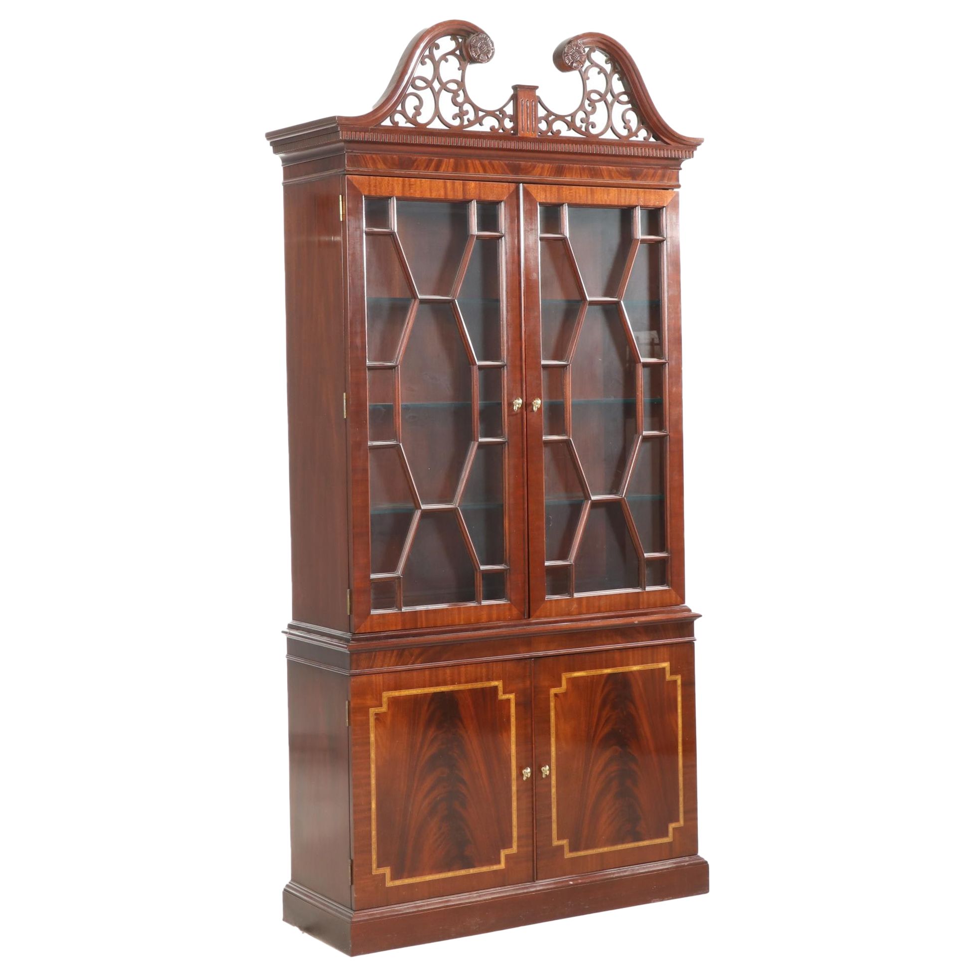 Councill Craftsmen George III Style Mahogany Cabinet